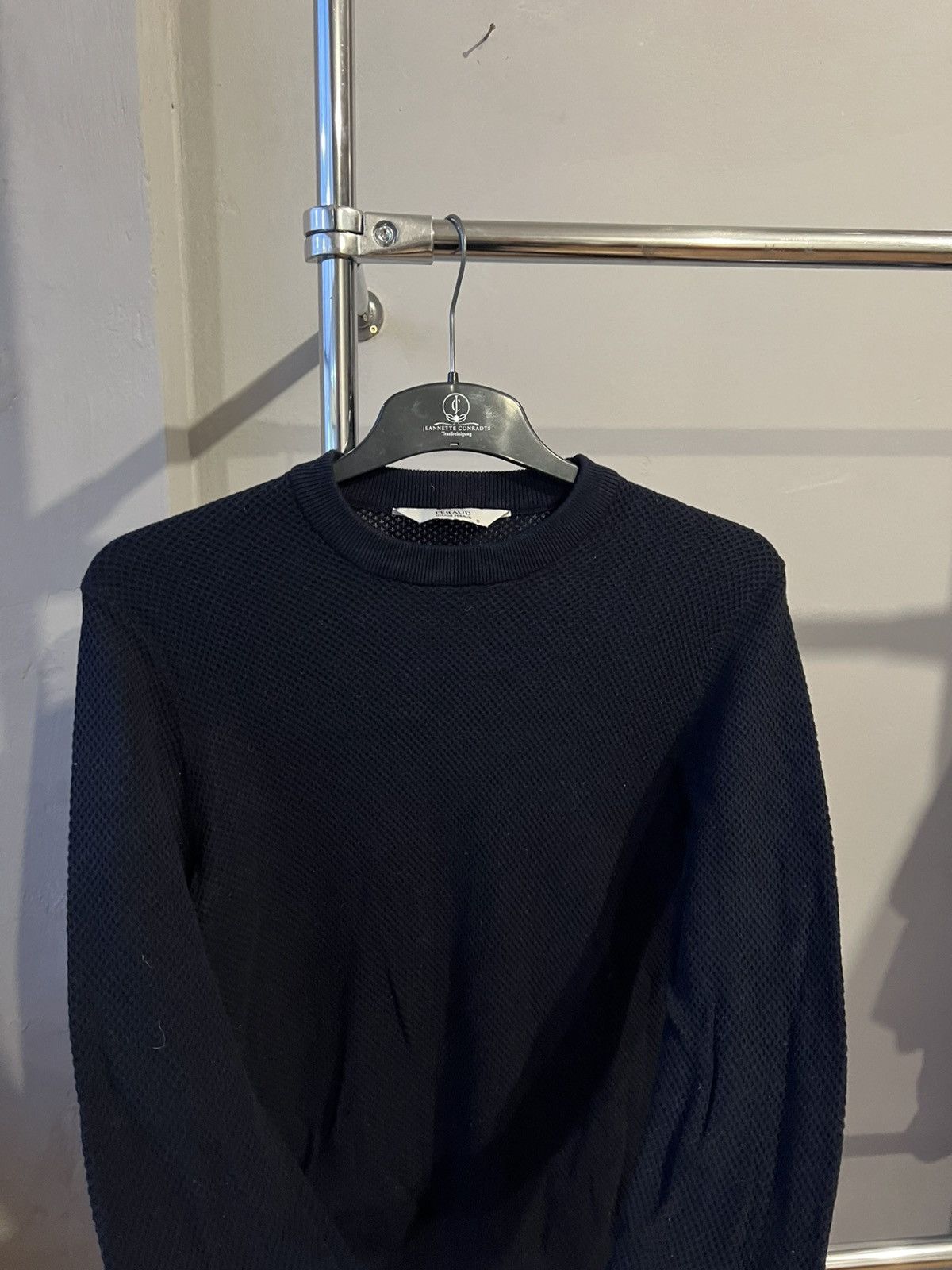 Gianni Feraud GIANNI FERAUD MENS NAVY CLASSIC CASUAL SOLID SWEATER JUMPER Size US M / EU 48-50 / 2 - 6 Thumbnail
