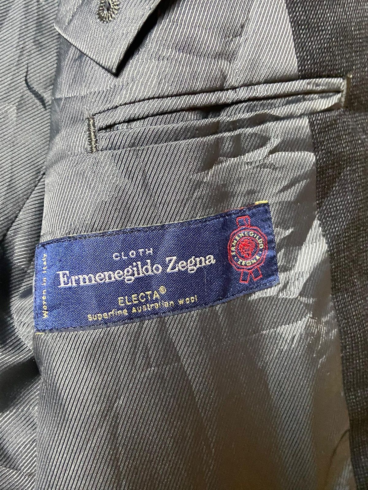 Designer × Ermenegildo Zegna × Vintage Ermenigildo Zegna Australian Wool Light Blazer (126) Size US XXS / EU 40 - 8 Thumbnail