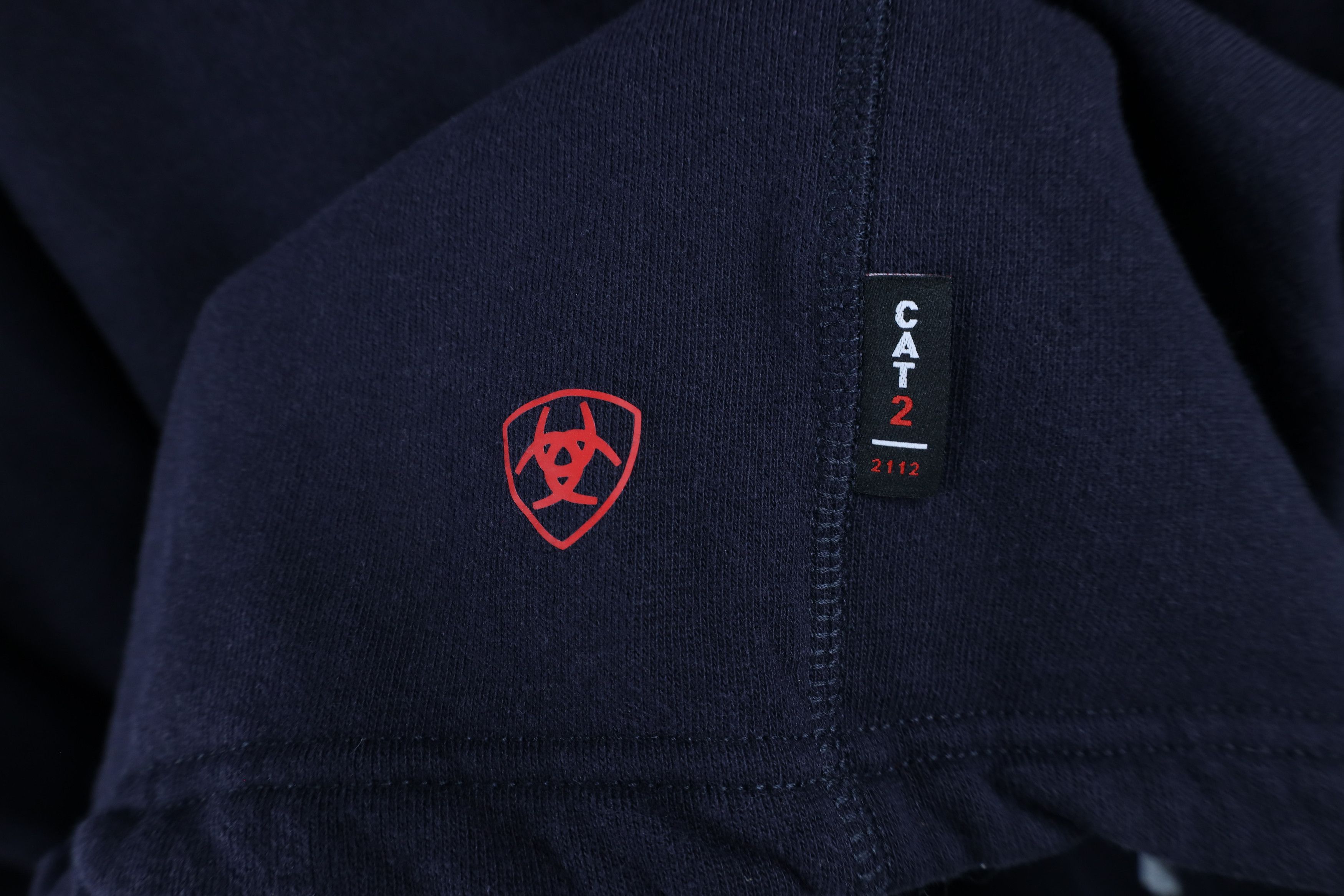 Ariat × Vintage Ariat FR 2112 Fire Resistant Half Zip Work Sweatshirt Blue Size US M / EU 48-50 / 2 - 7 Thumbnail