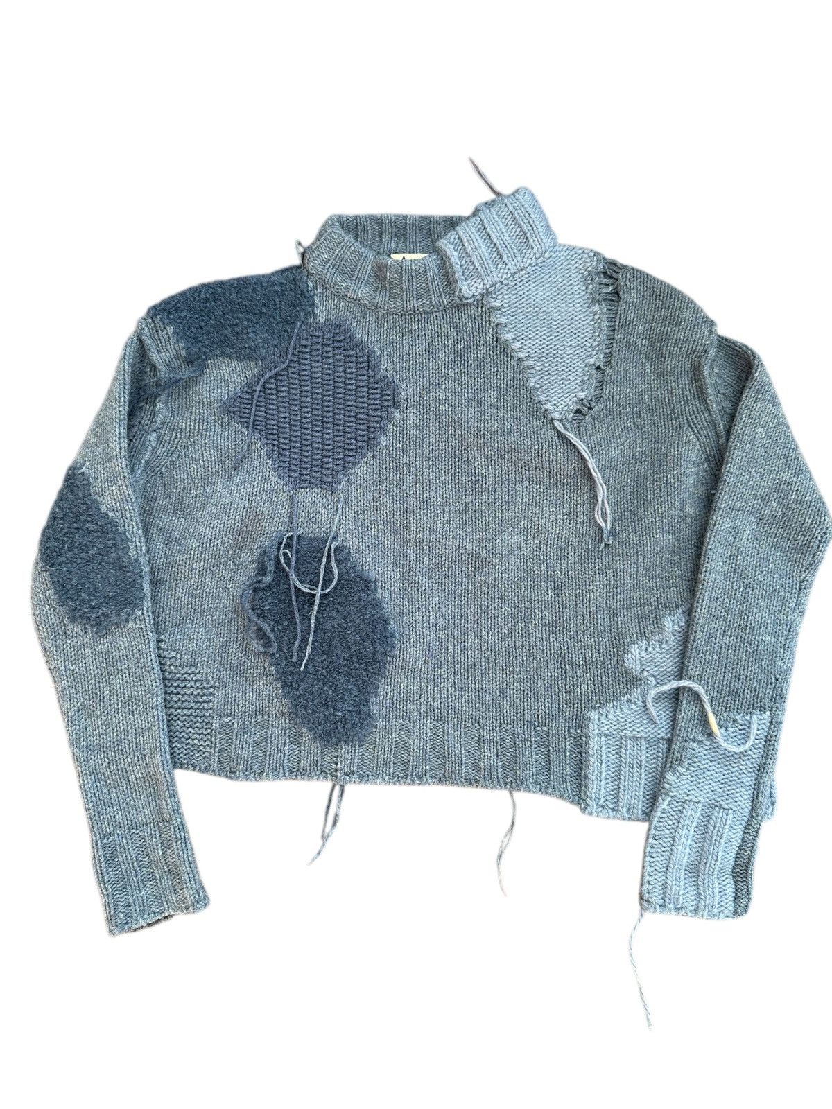 Acne Studios RARE GRAIL acne studios patchwork Ovira Asymetrical Knit XS Size US XS / EU 42 / 0 - 1 Thumbnail