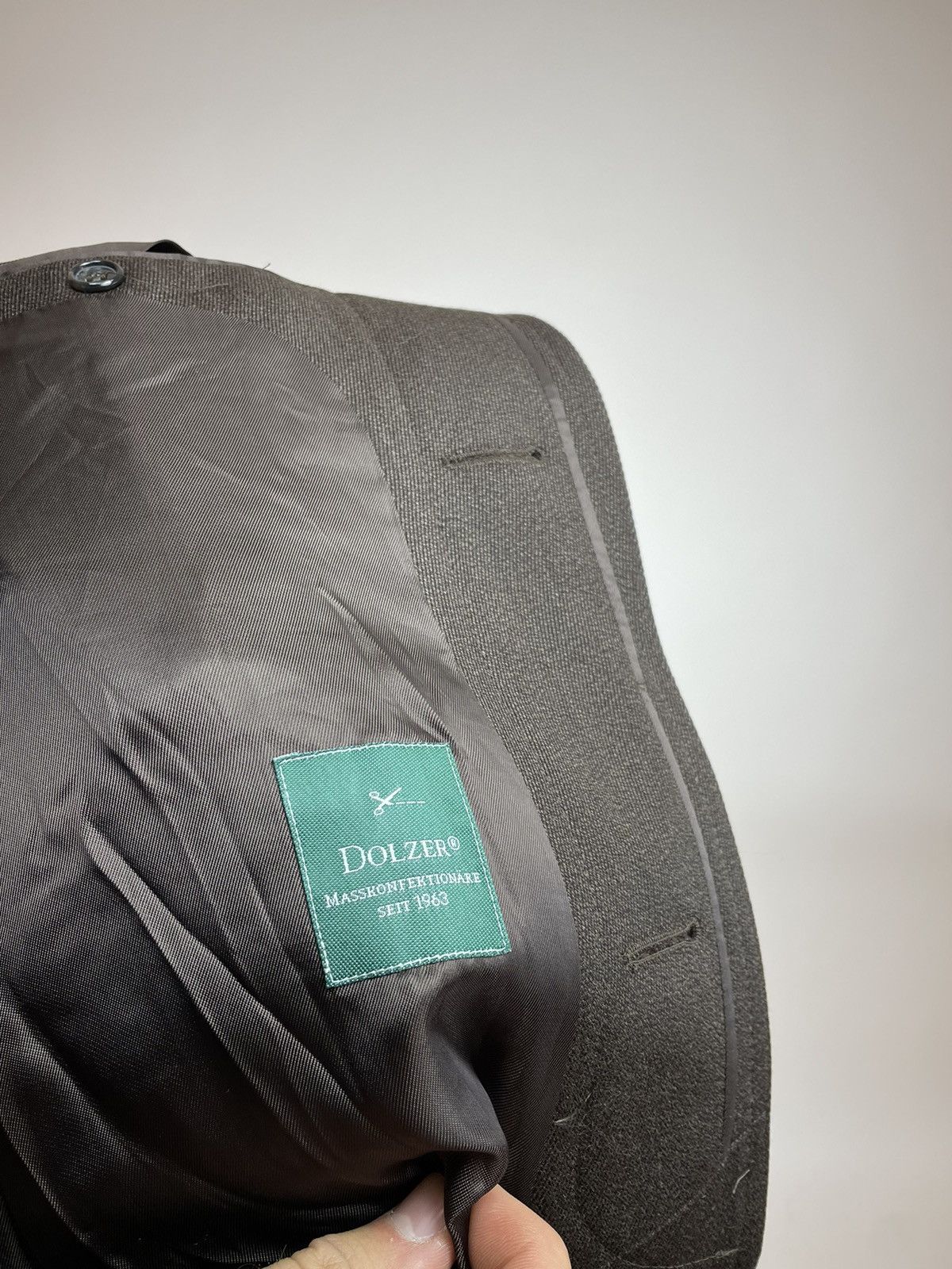 Other DOLZER Wool Coat Slim fit VITALE BARBERIS CANONICO FABRIC Size US S / EU 44-46 / 1 - 10 Thumbnail