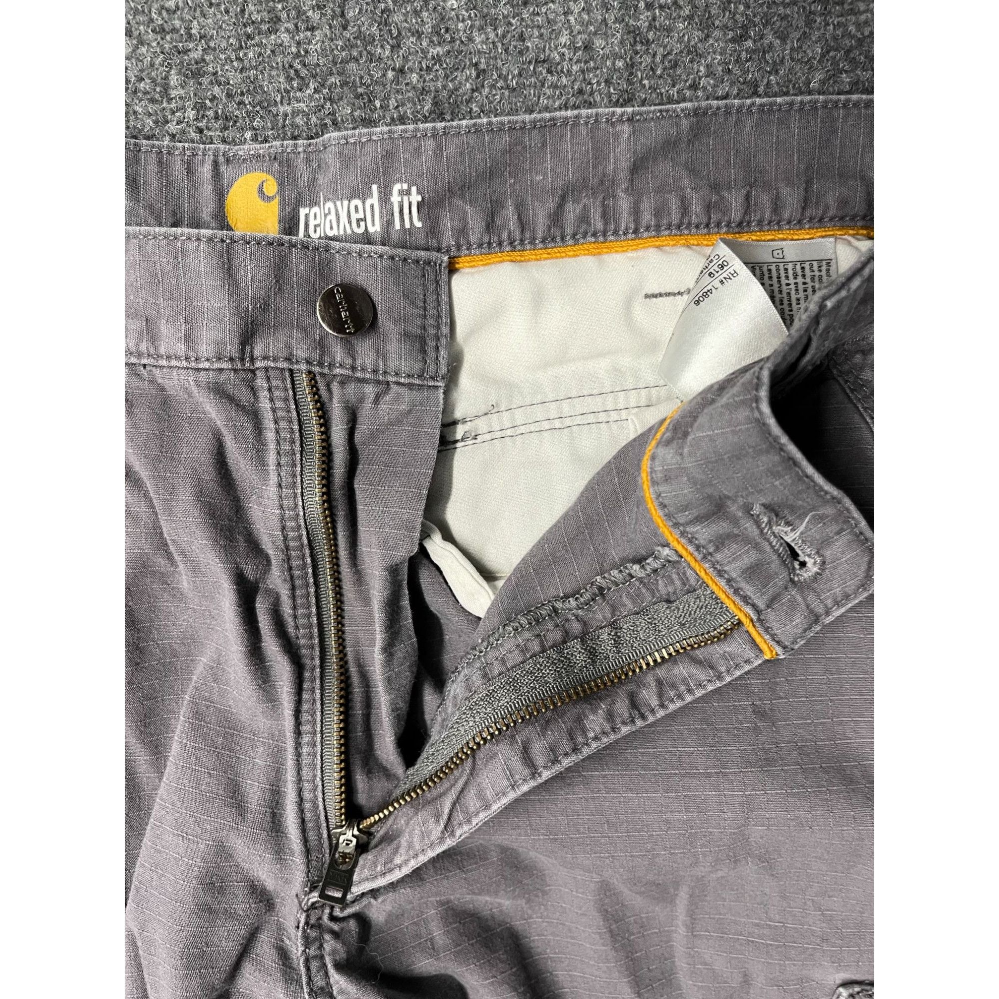 Carhartt Carhartt Force Pants Mens 36x32 Gray Relaxed Fit Flex Utilit Size US 36 / EU 52 - 3 Thumbnail