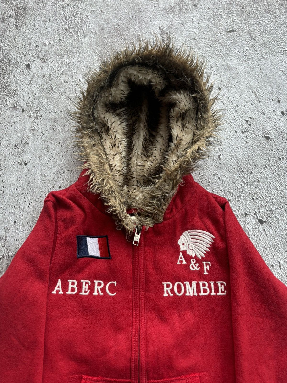 If Six Was Nine Y2k Abercrombie Punk Style Fur Hoodie Size US M / EU 48-50 / 2 - 4 Thumbnail