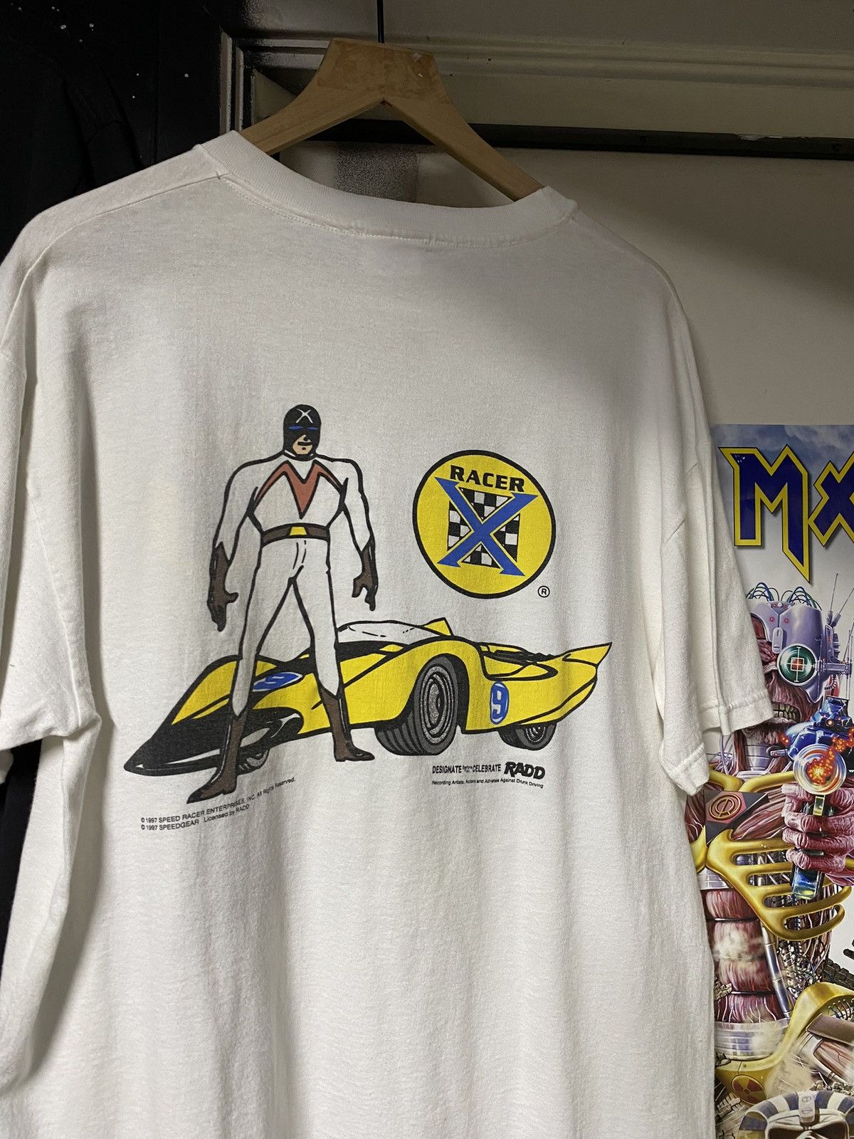 Vintage Vintage 90’s Speed Racer T-Shirt Vtg Cartoon Tee Large Size US L / EU 52-54 / 3 - 4 Thumbnail