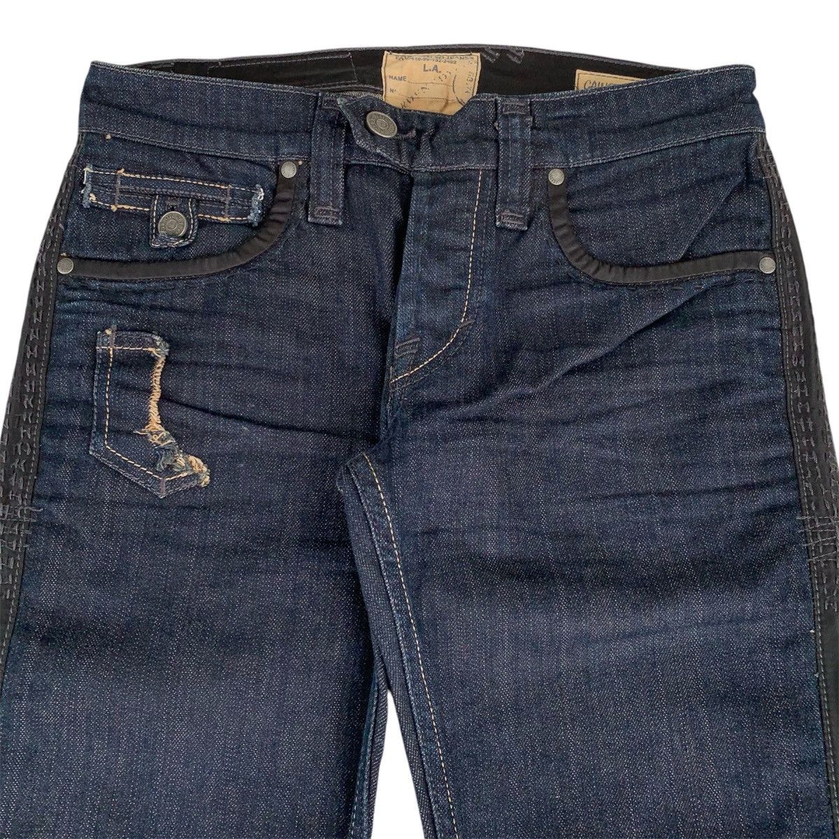 Japanese Brand Taverniti Multipockets Flared Jeans Tornado Mart LGB Style👖 Size US 30 / EU 46 - 6 Thumbnail