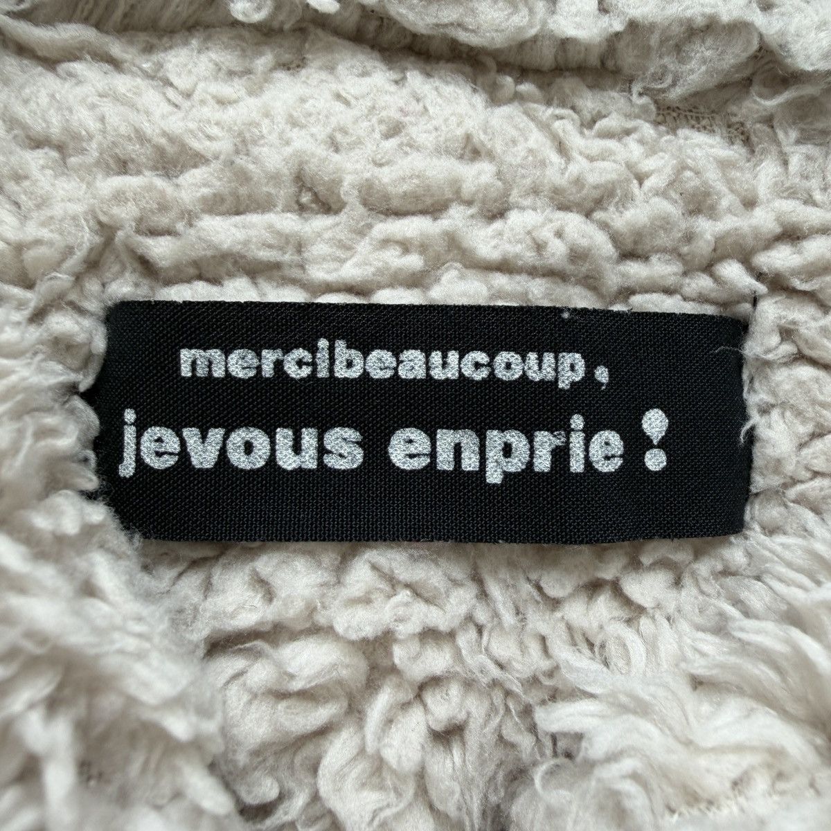 mercibeaucoup Mercibeaucoup Fleece Sheep Ear Hoodie Size US S / EU 44-46 / 1 - 4 Thumbnail