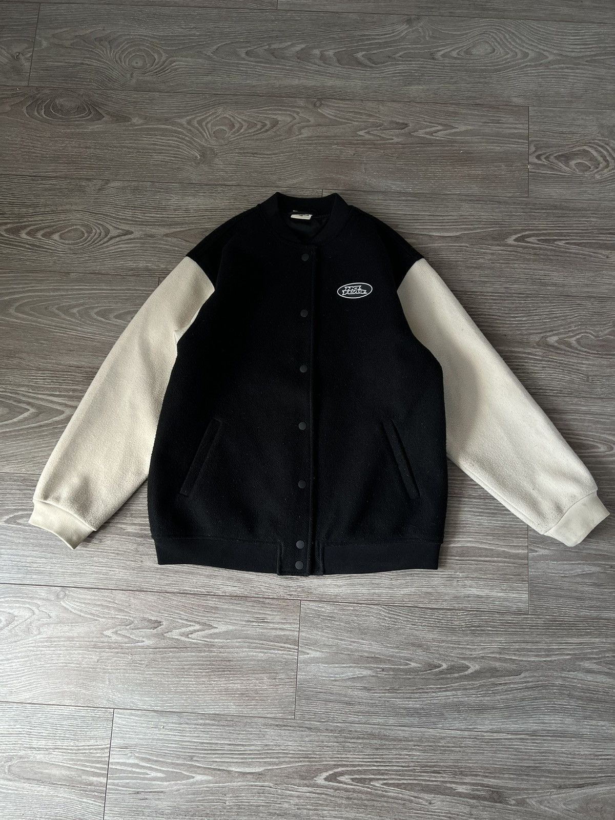 Designer × H&M × No Fear ‼️Teddy Fleece No Fear x H&M Big Logo Avant garde Bomber ‼️ Size US M / EU 48-50 / 2 - 12 Thumbnail