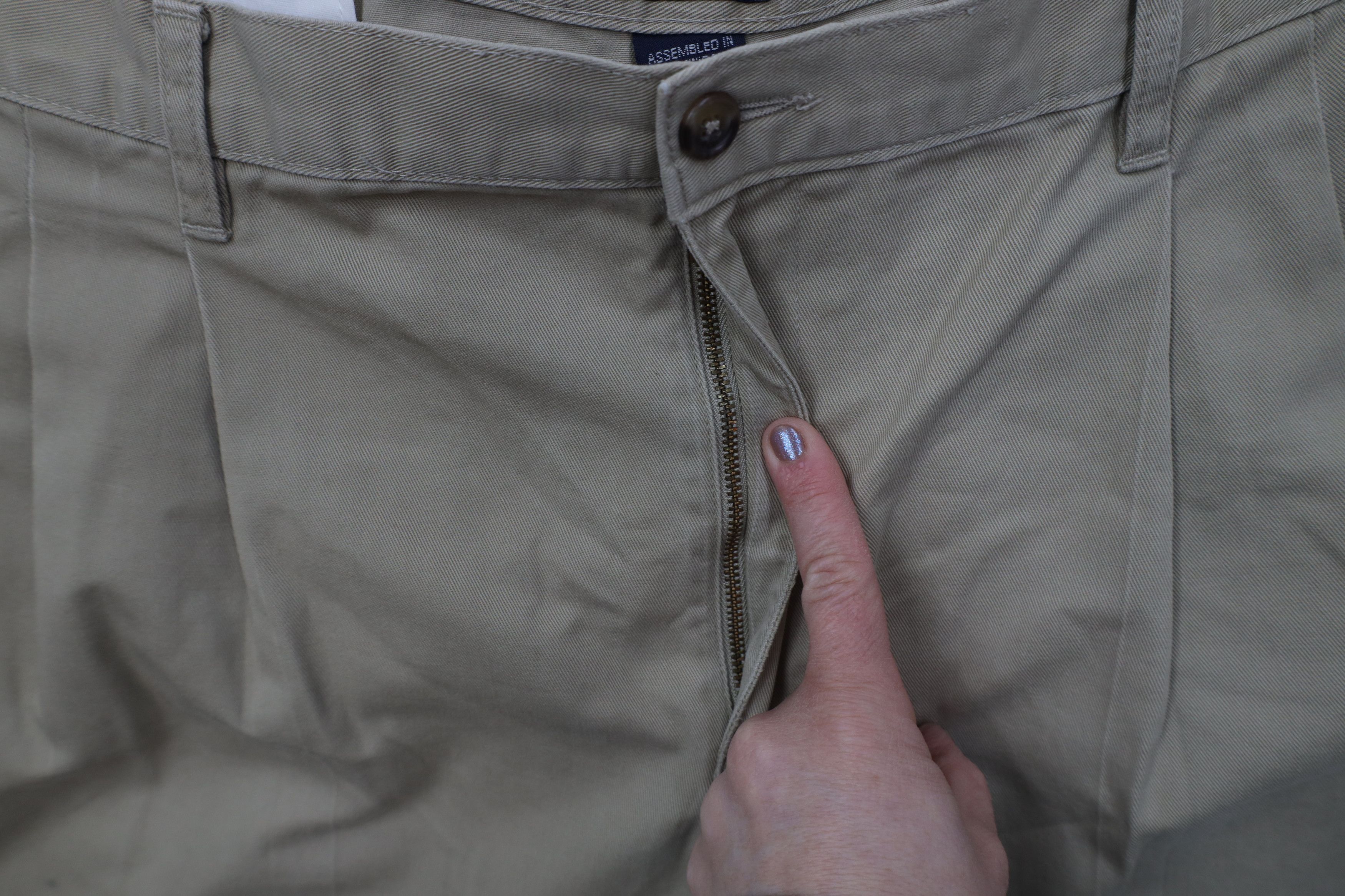 Ralph Lauren Vintage 90s Chaps Ralph Lauren Wide Leg Chino Pants Beige Size US 40 / EU 56 - 7 Thumbnail