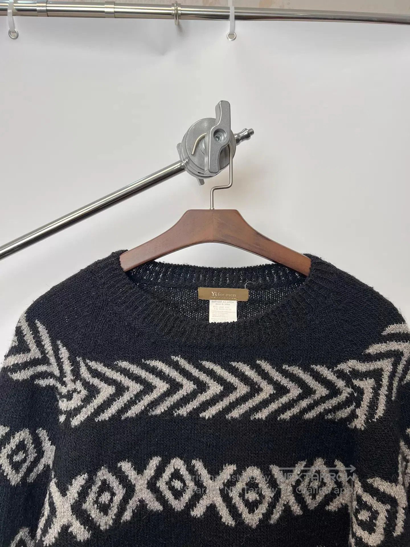 Yohji Yamamoto Patterned Multi-Color Knit Sweater. Size US XL / EU 56 / 4 - 3 Thumbnail