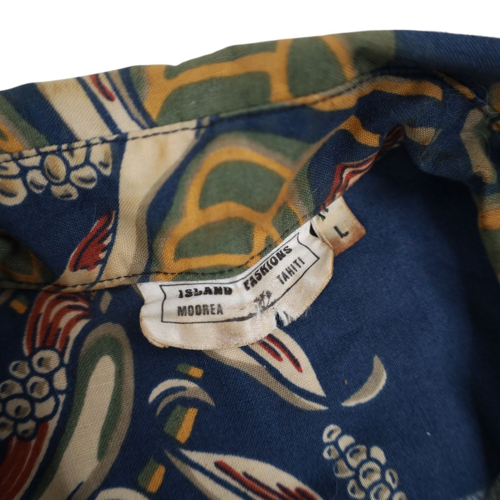 Vintage True Vintage Island Fashion Tahiti Tropical Hawaiian Shirt Size US L / EU 52-54 / 3 - 5 Thumbnail