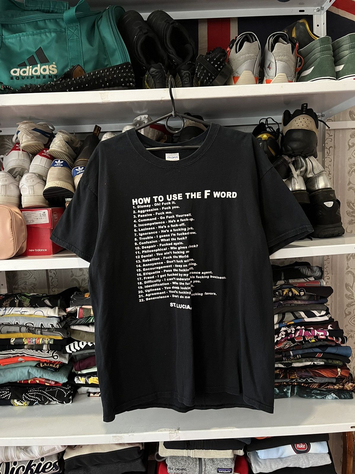 Other Vintage How To Use The F Word Humor Tee Size US L / EU 52-54 / 3 - 2 Thumbnail