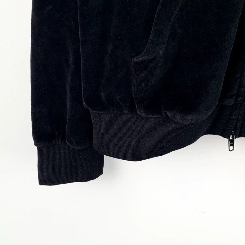 Balenciaga Balenciaga Black Logo Embroidered Zip Hoodie-2506 Size L / US 10 / IT 46 - 4 Thumbnail