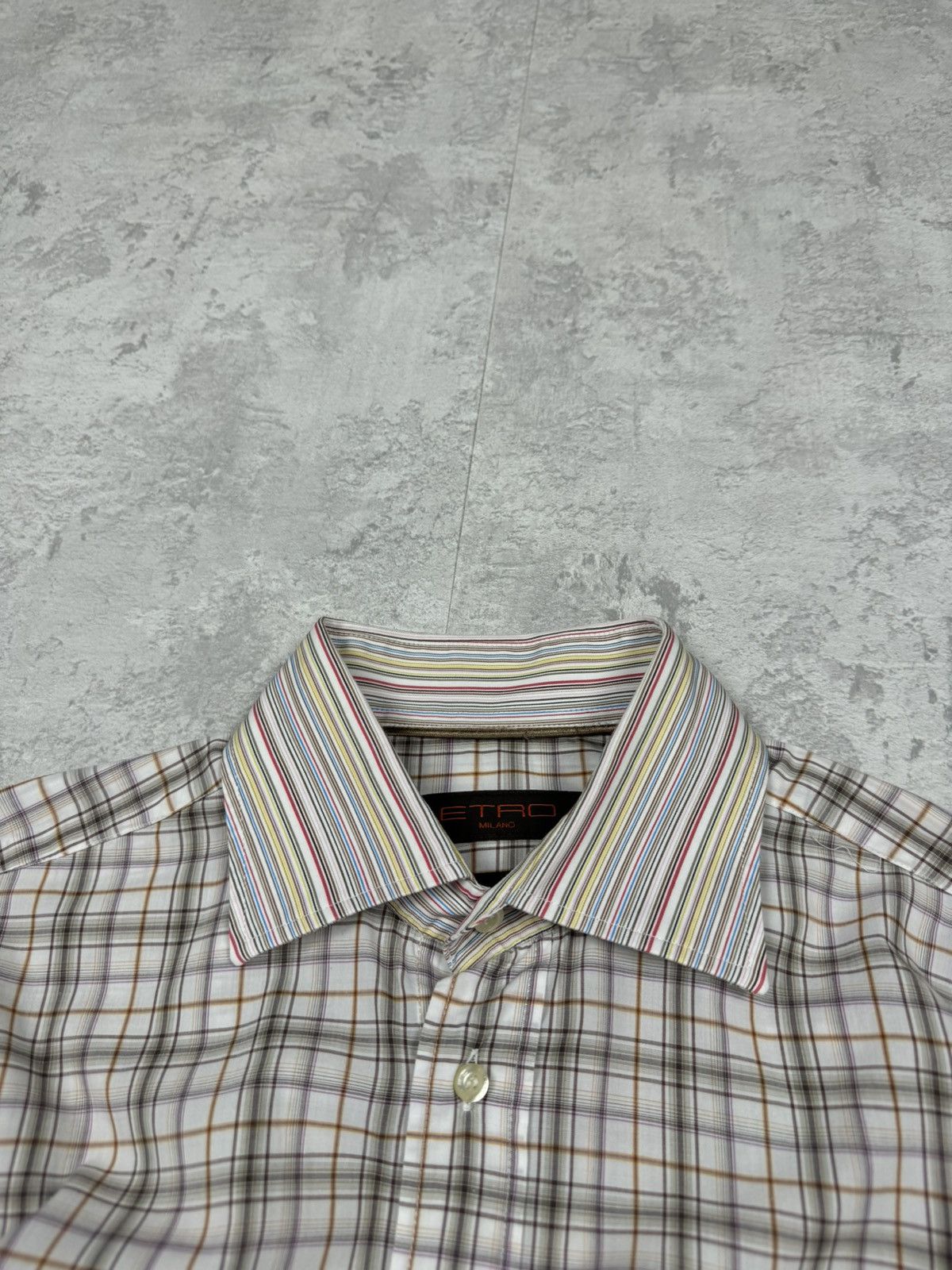 Etro Etro Plaid Shirt Button Up Size 39 Size US M / EU 48-50 / 2 - 7 Thumbnail