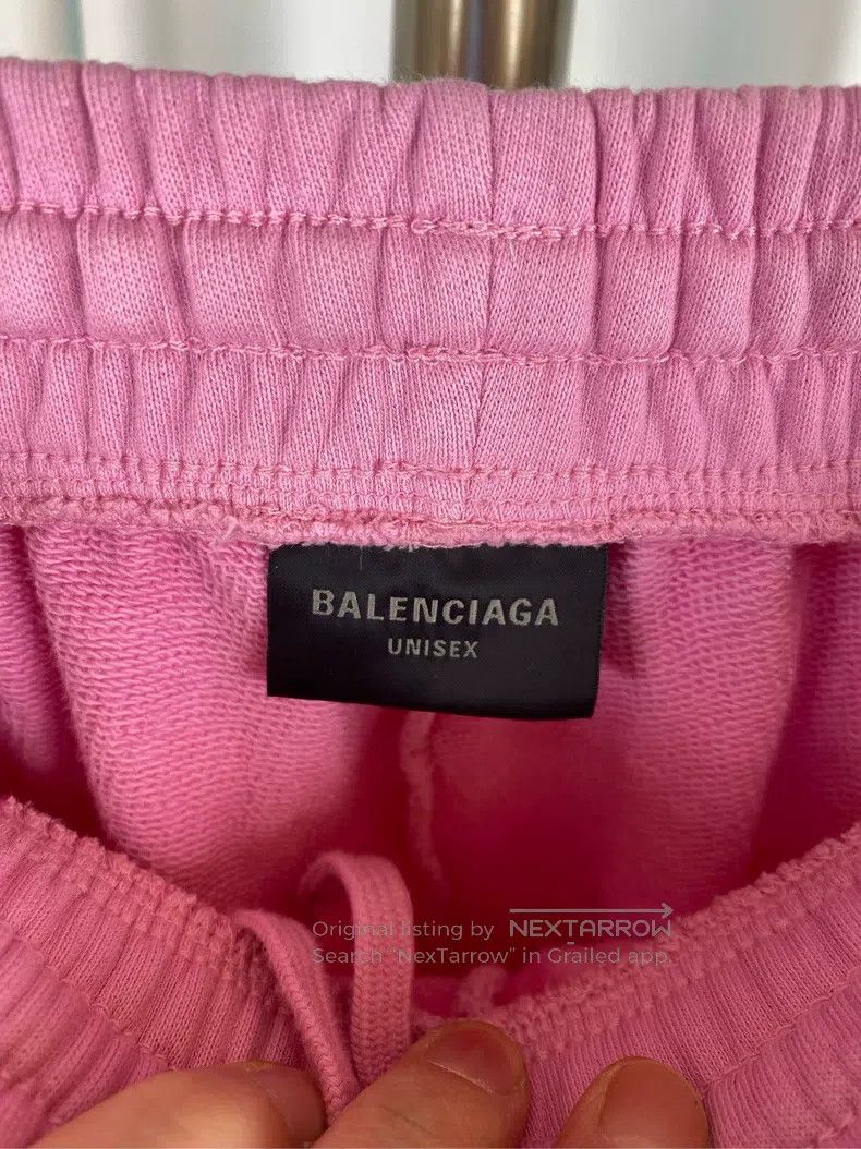 Balenciaga Balenciaga size S Pink Graffiti Lettering Sweatpants Fire Size US 27 - 3 Thumbnail