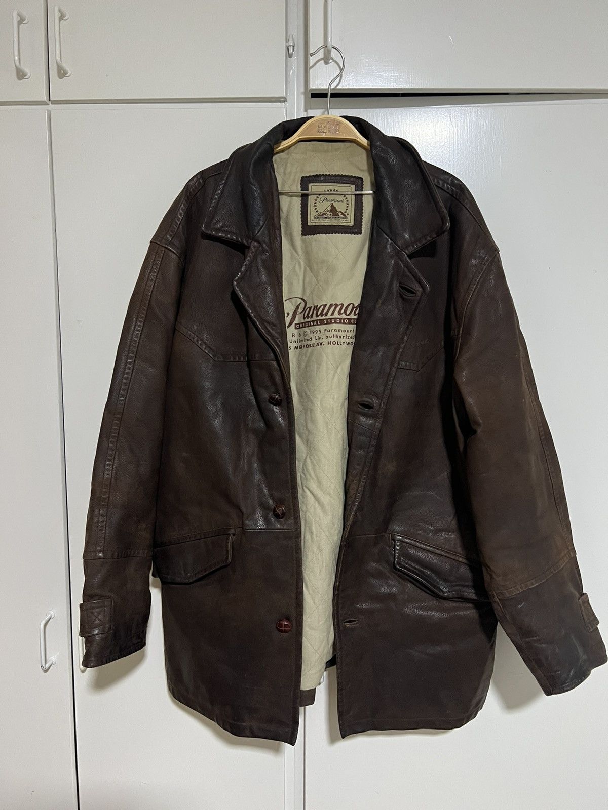 RARE Vintage Paramount Studios 1996 Leather Jacket