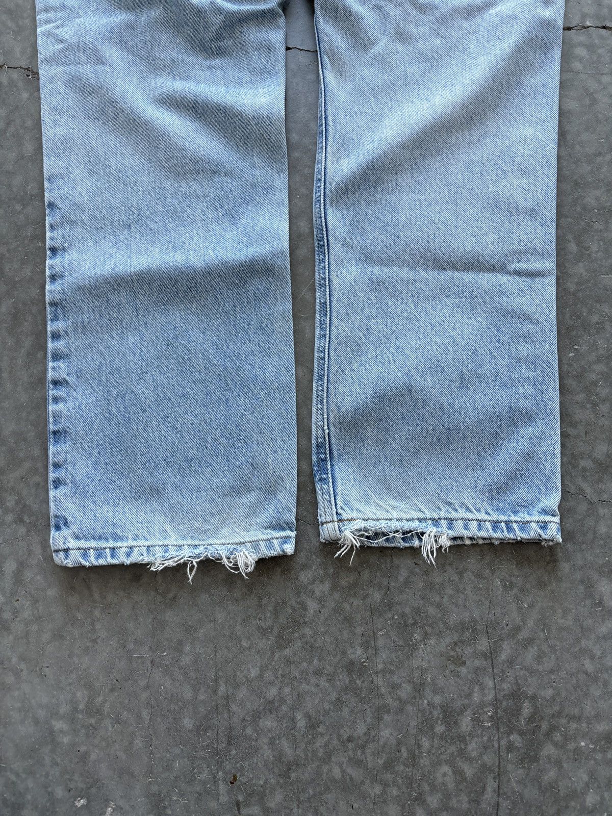 Carhartt Vintage Y2K Carhartt Denim Jeans 35x30 Light Wash Distressed Size US 35 - 11 Thumbnail
