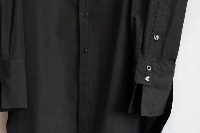 Yohji Yamamoto Yohji Yamamoto 22AW oversized bow tie show shirt-2505 Size US L / EU 52-54 / 3 - 5 Thumbnail