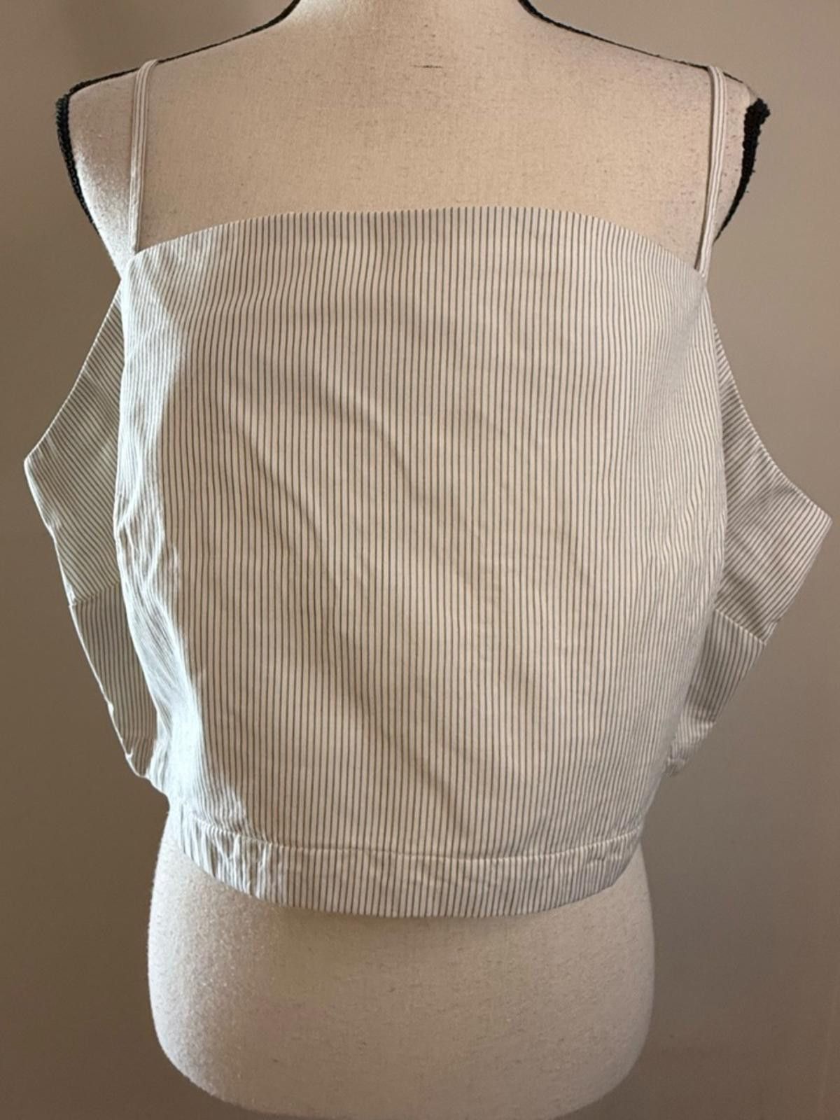Other Banana Republic Factory preppy striped cropped top SZ XL Size XL / US 12-14 / IT 48-50 - 2 Thumbnail