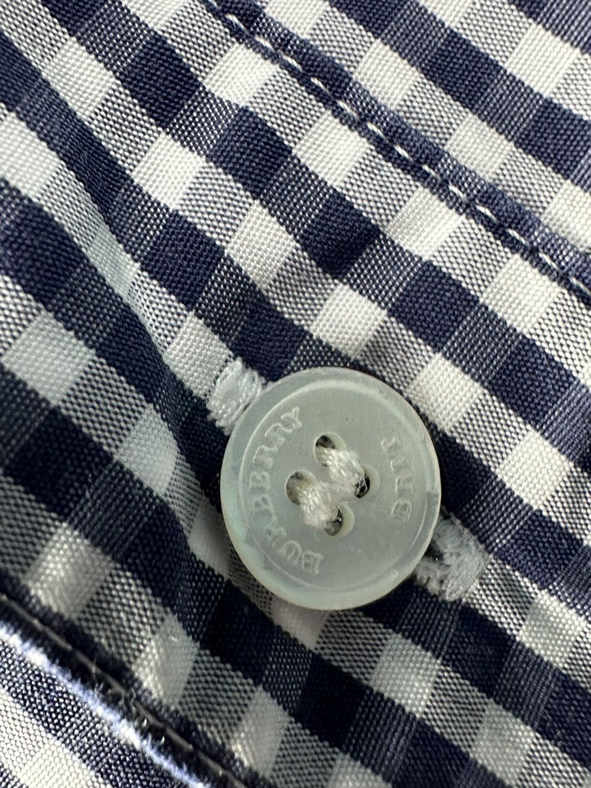 Burberry × Vintage 🚨 BURBERRY s 90S vintage flannel nova check shirt button up Size US L / EU 52-54 / 3 - 6 Thumbnail