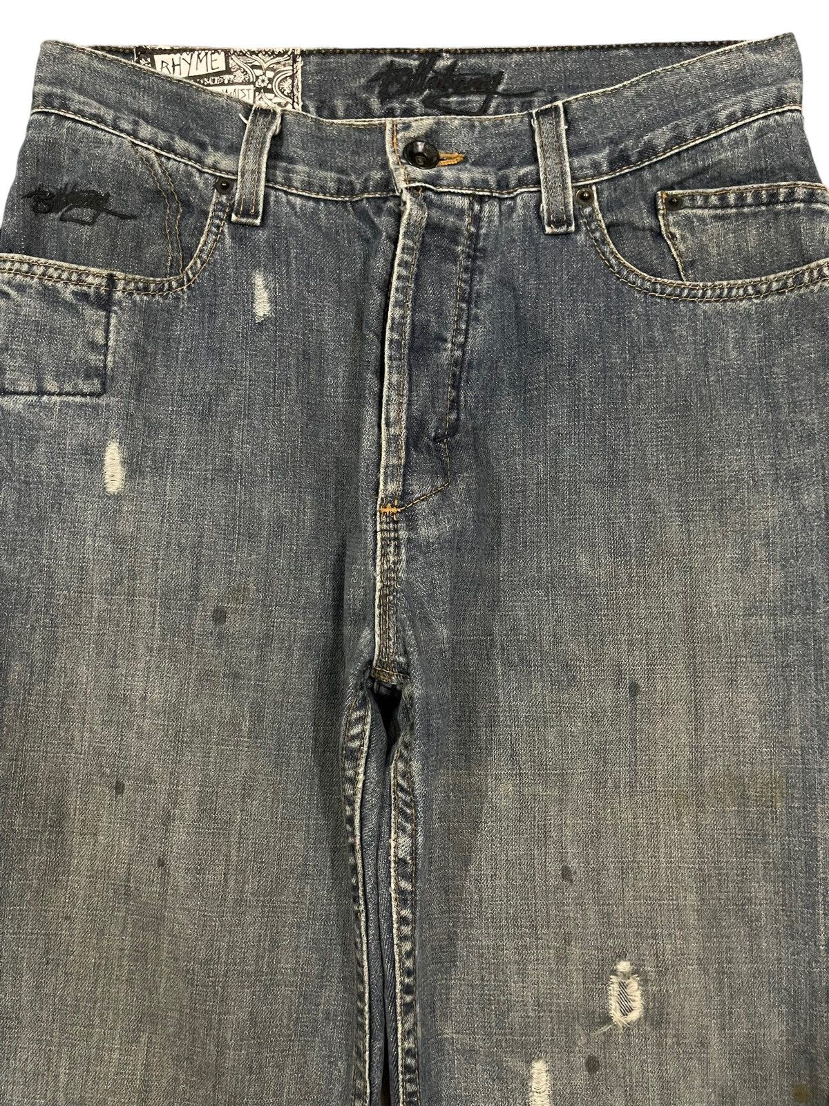 Billabong Vintage 90s Billabong Faded Wash Style Baggy Jeans Size US 30 / EU 46 - 3 Thumbnail