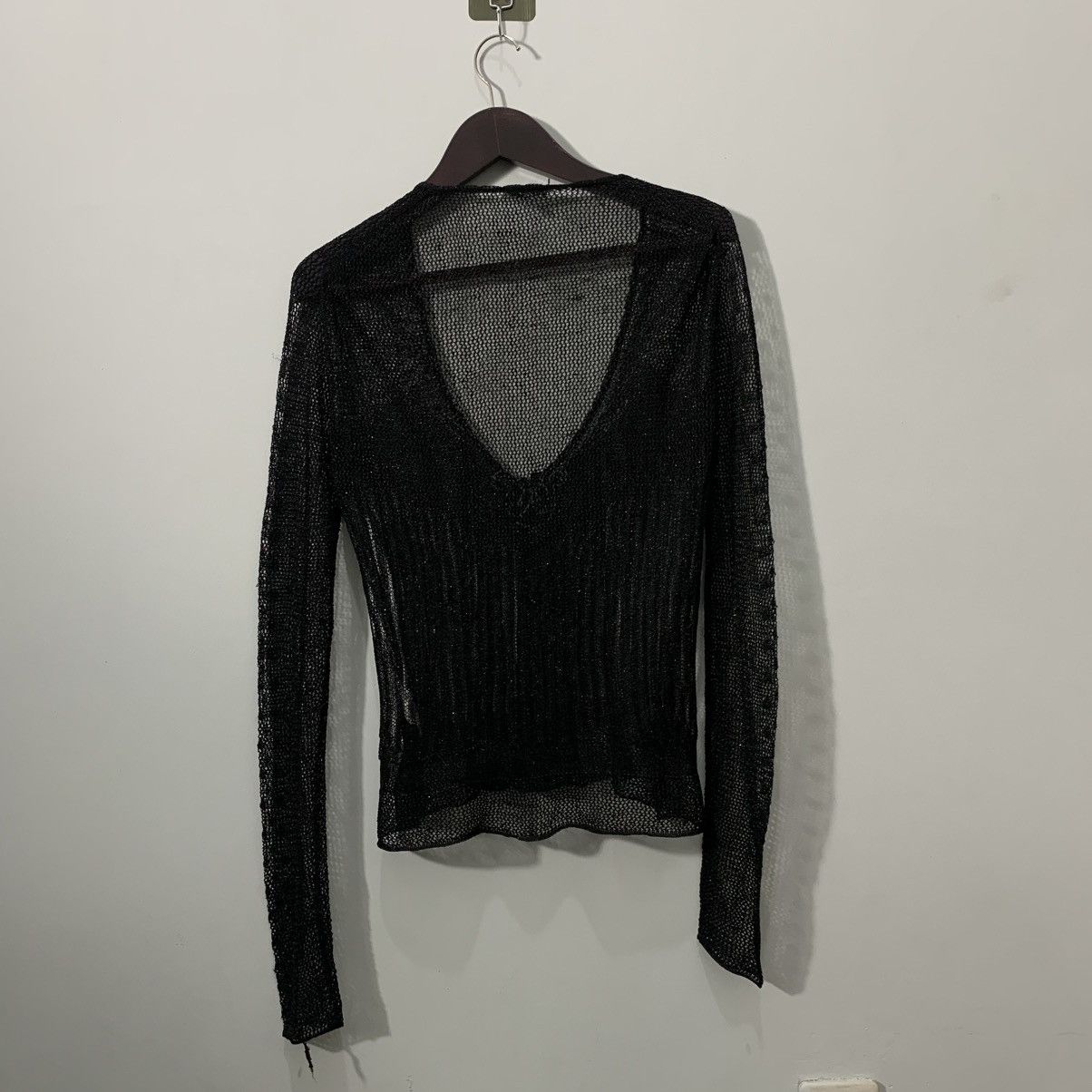 Gianfranco Ferre Vintage Y2K GF Ferre mesh tee Size M / US 6-8 / IT 42-44 - 2 Thumbnail