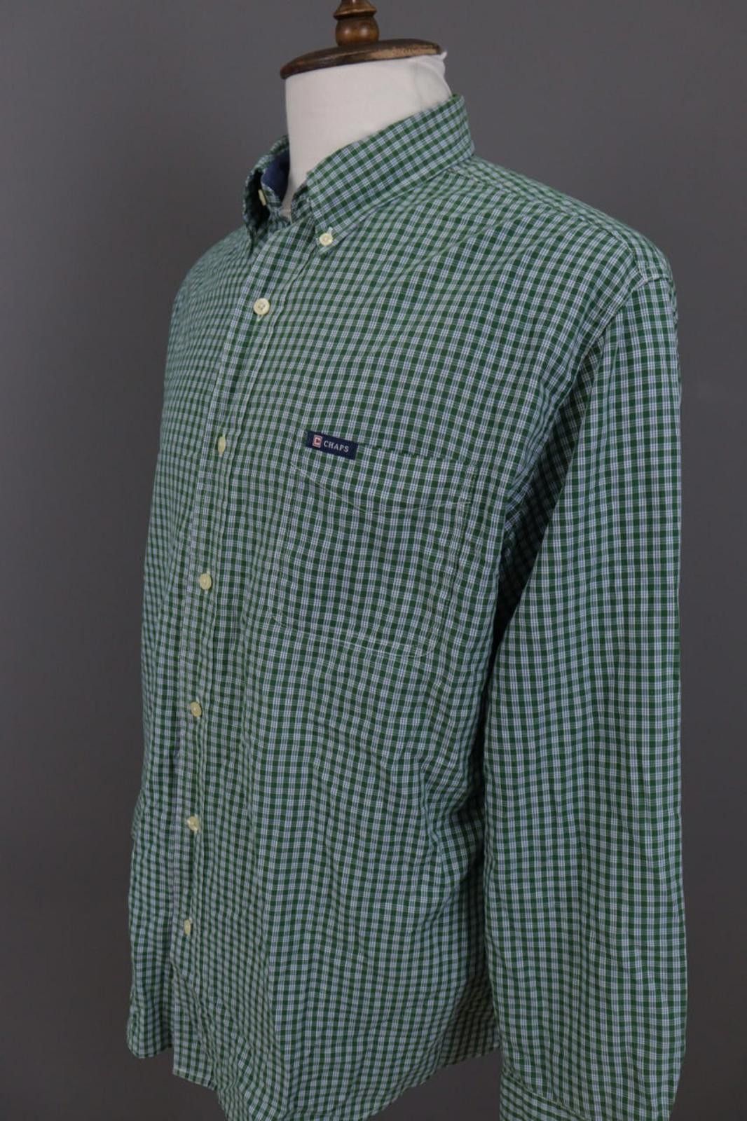 Chaps Men Chaps Easy Care Check Button Up Dress Shirt XL Size US XL / EU 56 / 4 - 9 Thumbnail