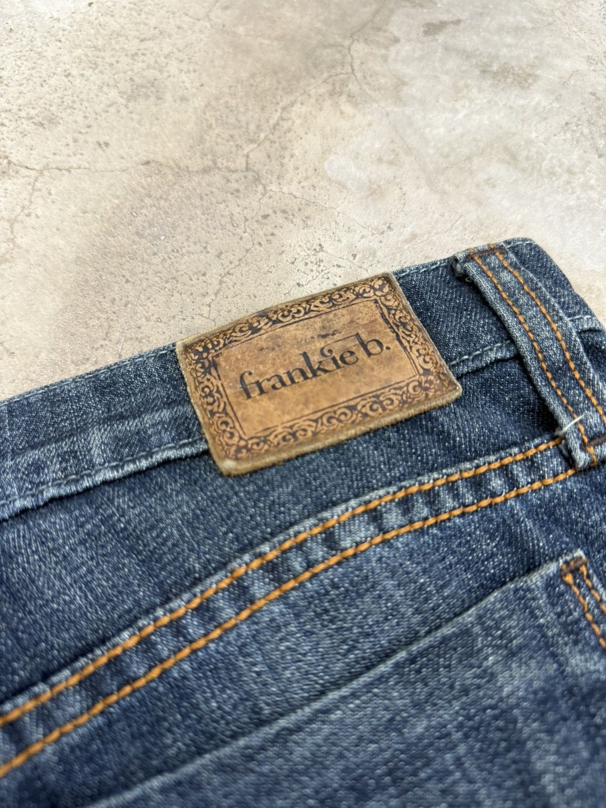 Frankie Shop Frankie b. Embellish Back Pocket Flare Denim Pants Size 30" / US 8 / IT 44 - 15 Thumbnail