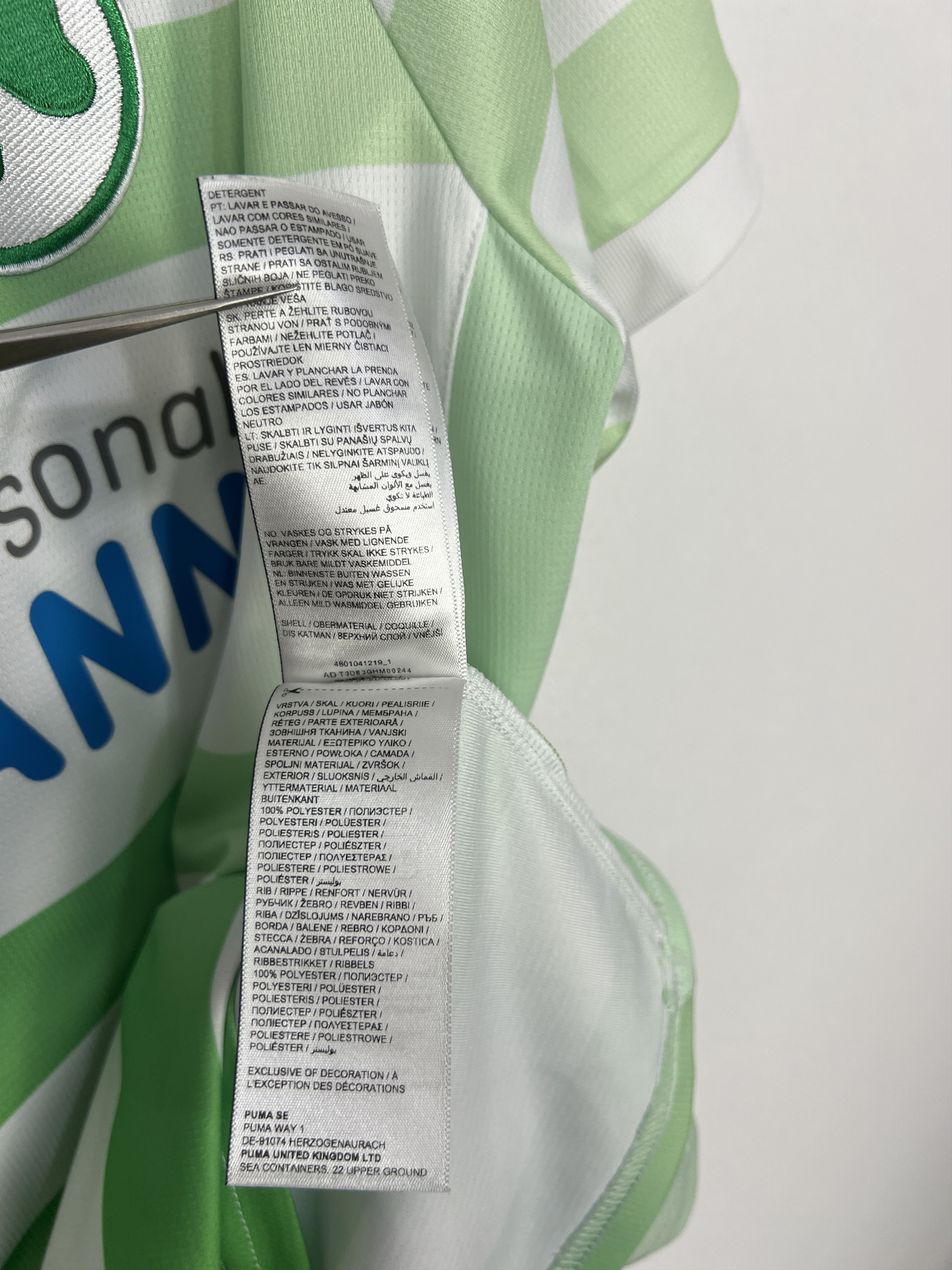 Puma Greuther Furth Home football shirt 2024 Soccer Puma Jersey Size US XL / EU 56 / 4 - 10 Thumbnail