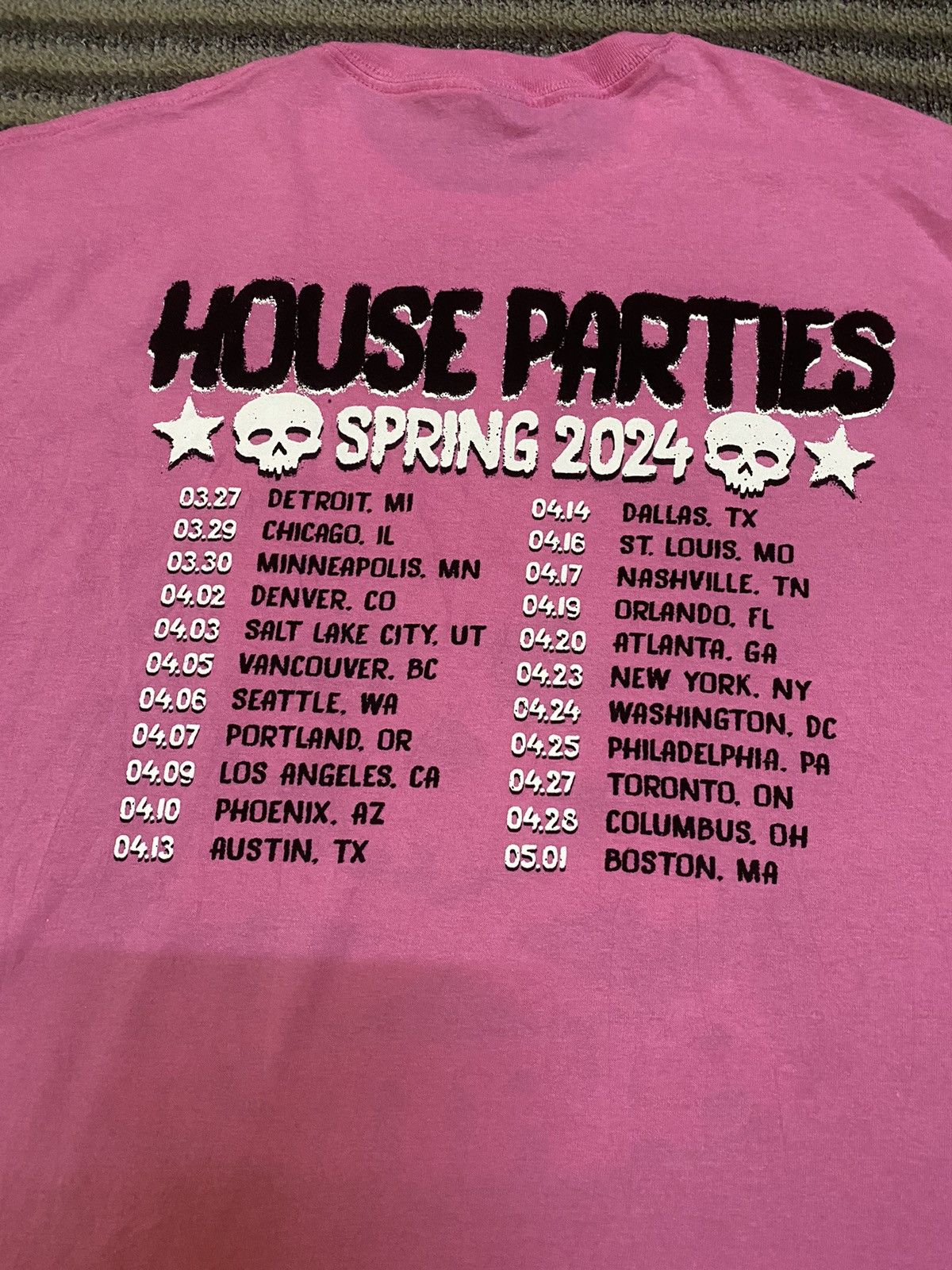 Other House Parties skulls Pink T-shirt Size XL / US 12-14 / IT 48-50 - 9 Thumbnail