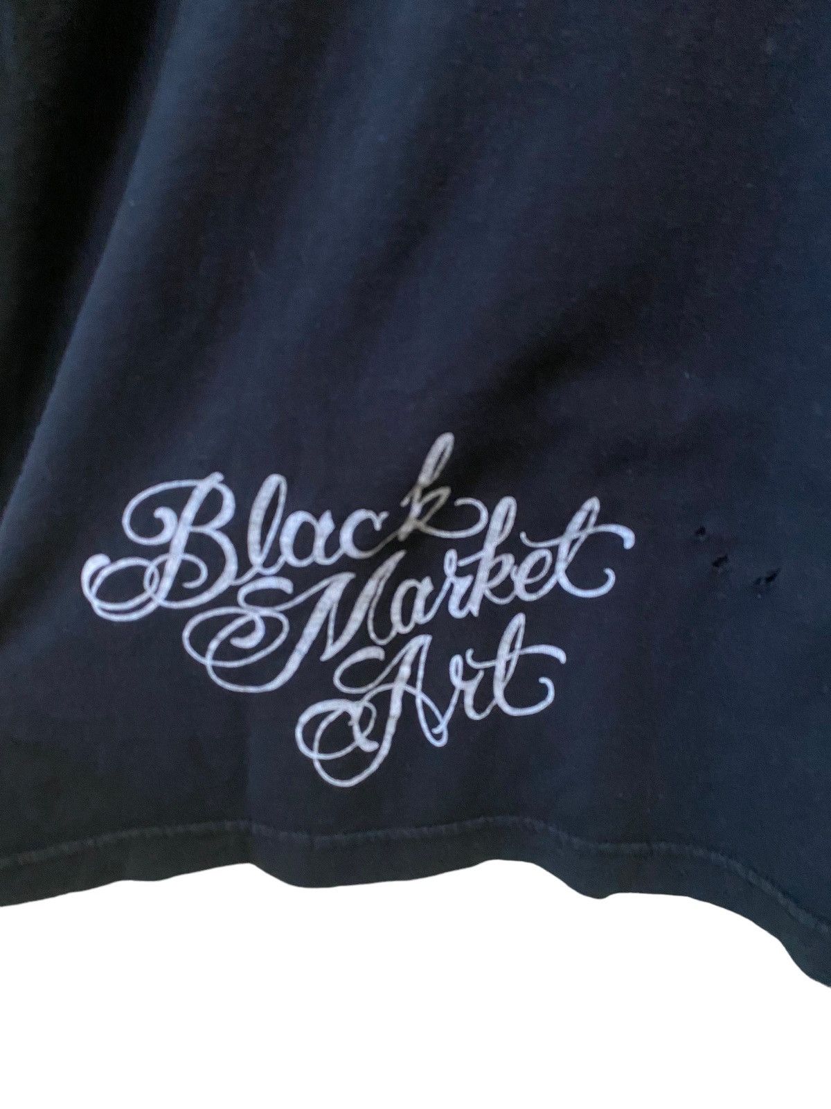 Vintage Rare Tattoo Man Photo Black Market Art Distressed Tshirt Size US S / EU 44-46 / 1 - 12 Thumbnail