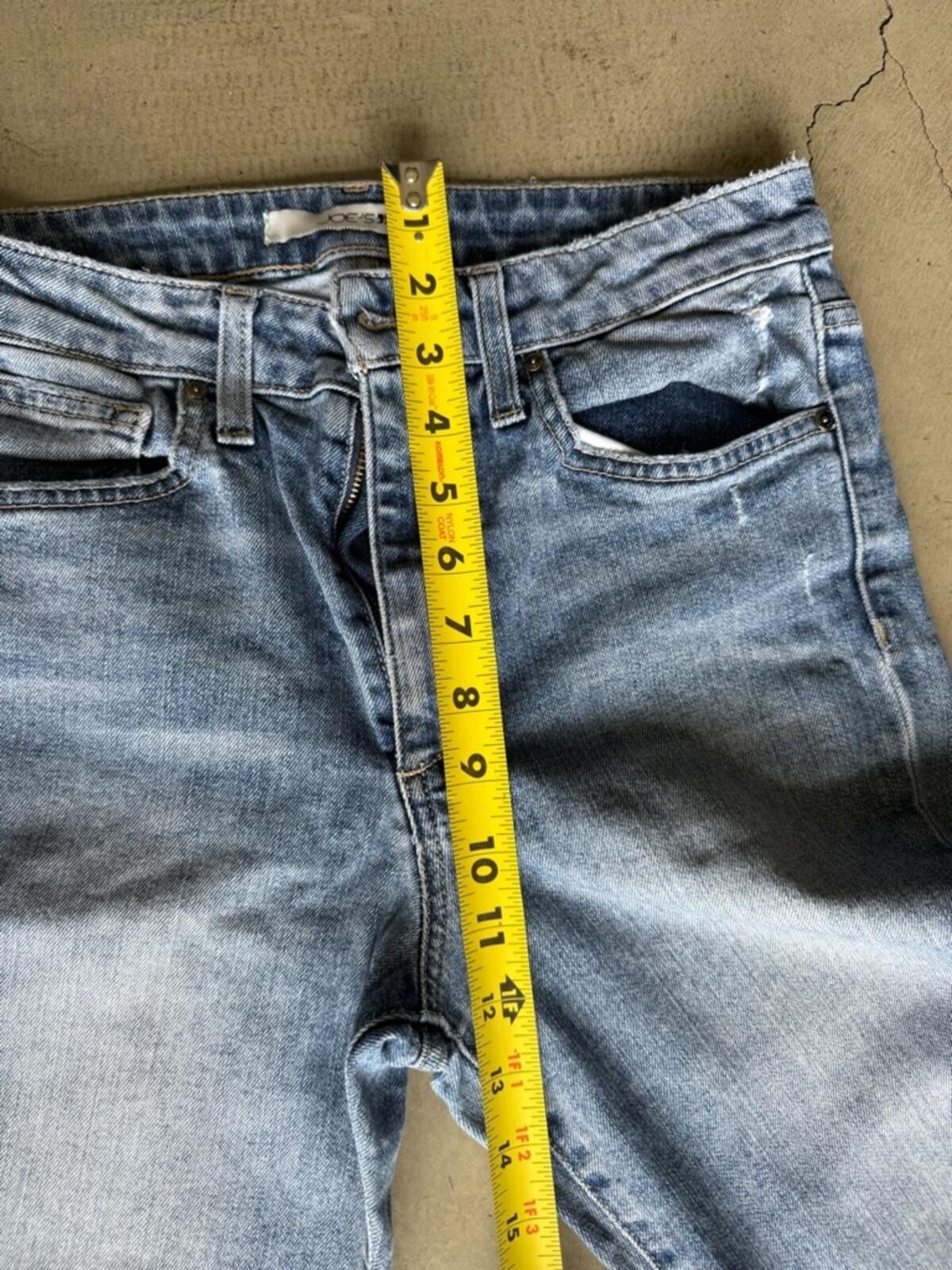 Other Joe’s Jeans / Mid Rise Straight Raw Hem / Light Wash Size 27" / US 4 / IT 40 - 3 Thumbnail