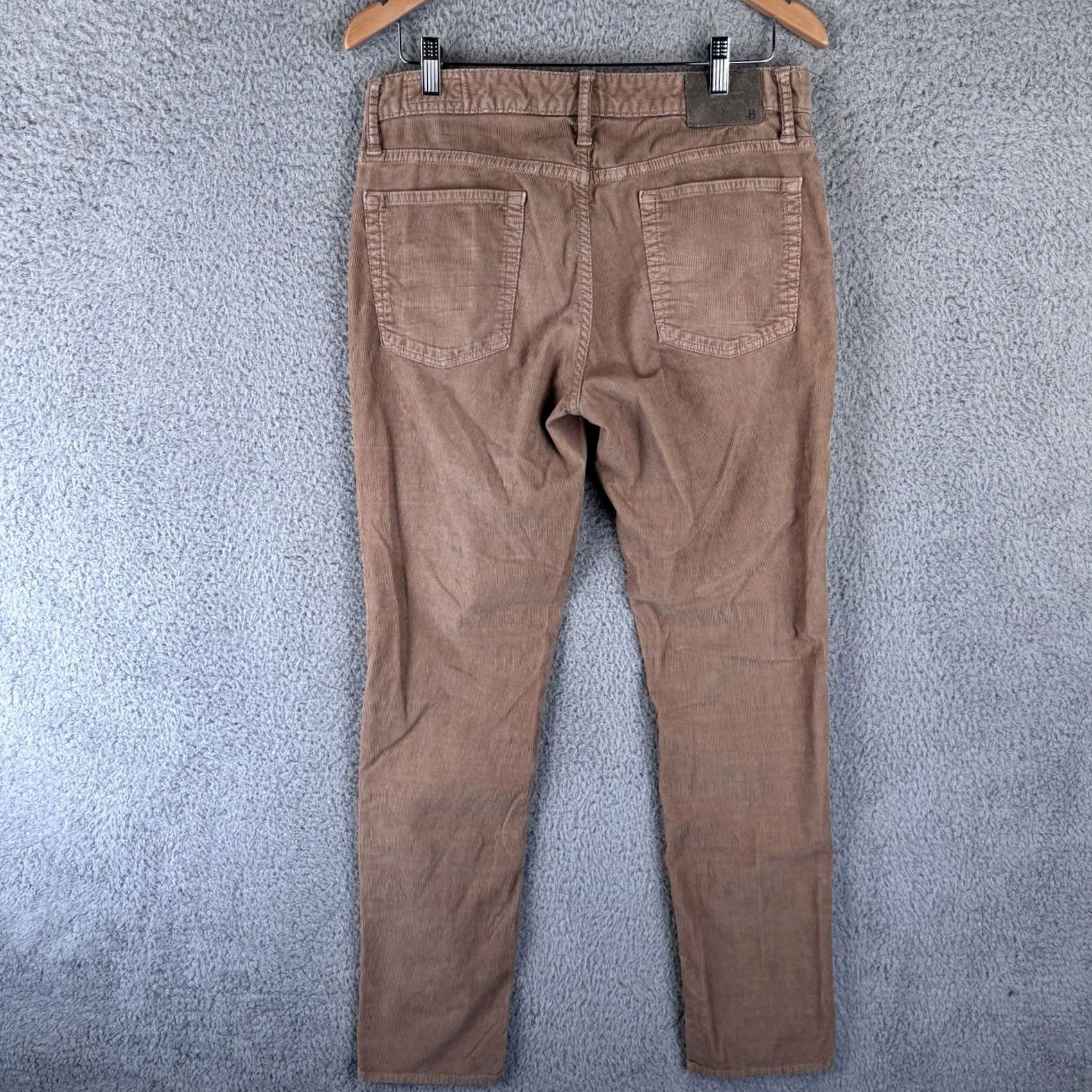 Bonobos Bonobos Pants Men 32x32 Tan Brown Corduroy 5-Pocket Straight Cotton Blend read Size US 32 / EU 48 - 6 Thumbnail