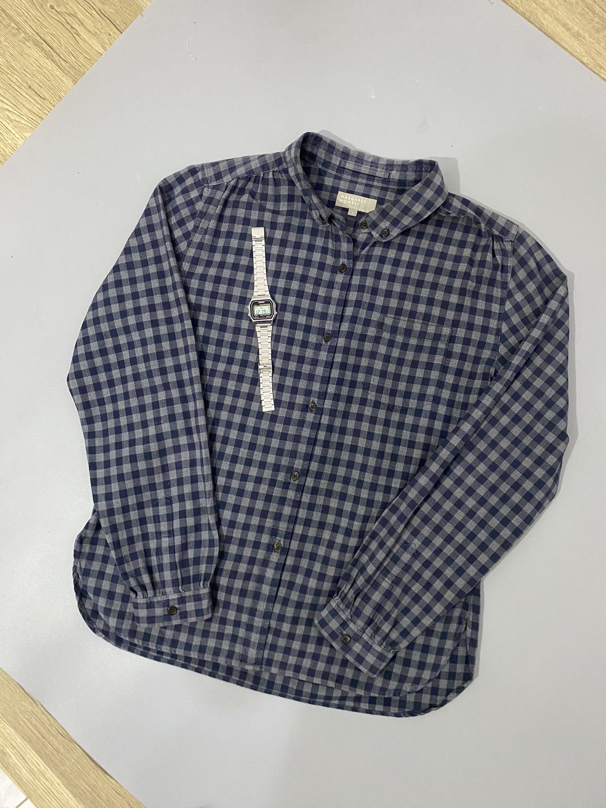 Margaret Howell 💥Plaid💥Margaret Howell Buttons Shirt Size US M / EU 48-50 / 2 - 2 Thumbnail