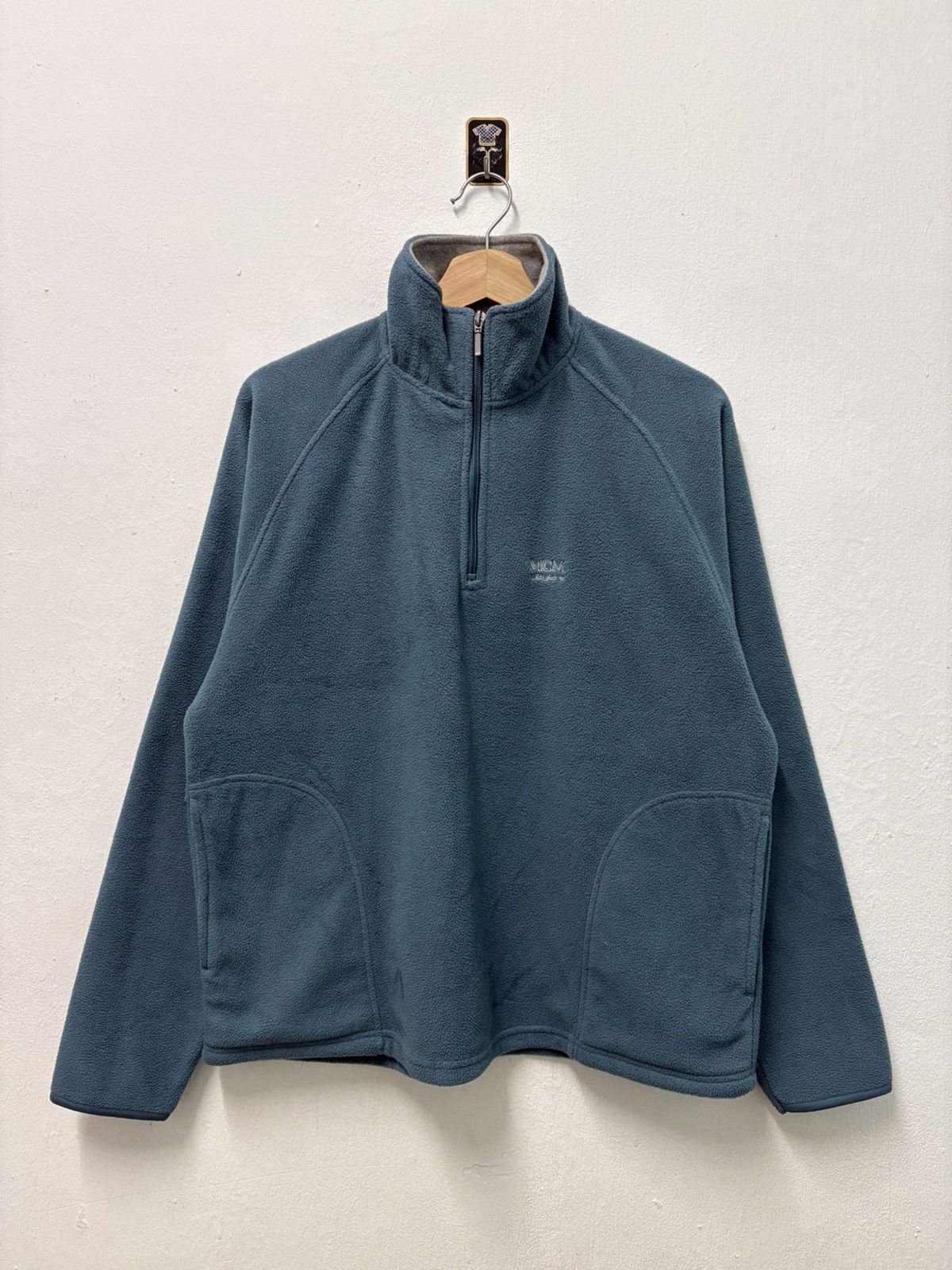 MCM Vintage MCM Legere ( Winter ) Fleece Jacket Halfzipper Size US M / EU 48-50 / 2 - 1 Thumbnail