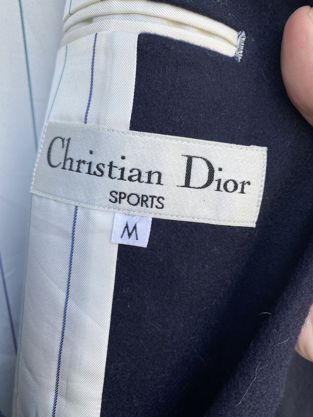 Christian Dior Monsieur × Dior Vintage Christian Dior Sport Logo Chrest Patches Wool Jacket Size US M / EU 48-50 / 2 - 8 Thumbnail