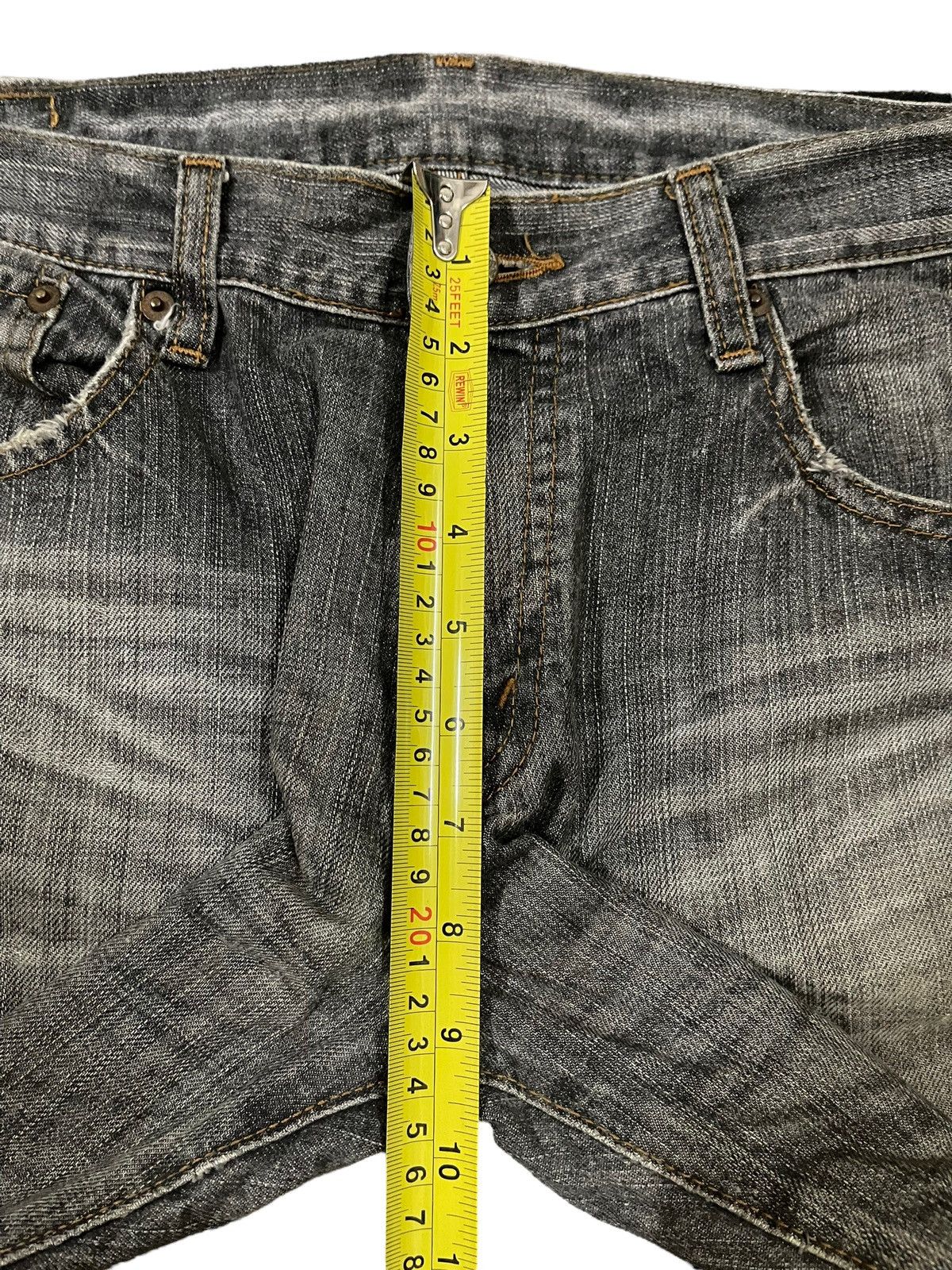 JNCO Vintage Japanese Brand Faded Wash Style Distress Loose Jeans Size US 34 / EU 50 - 13 Thumbnail
