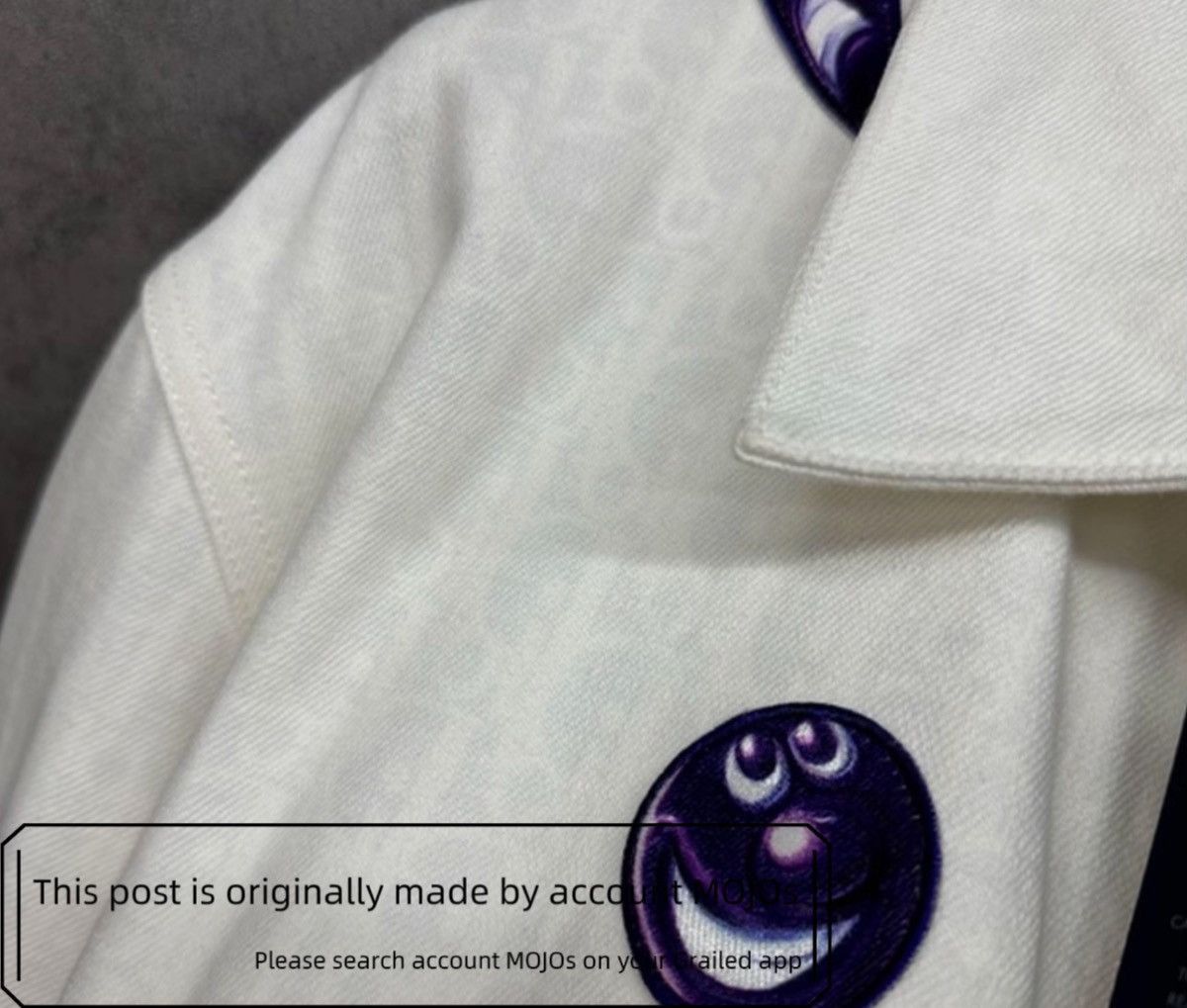 Dior Sz 50 Dior Monogram Smile Ghost Light Jacket mojos1343 Size US M / EU 48-50 / 2 - 3 Thumbnail