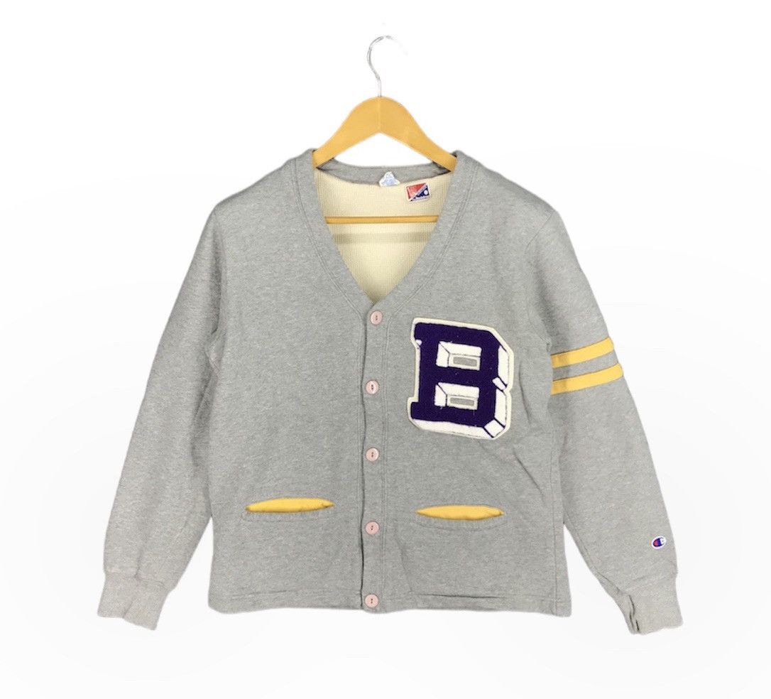 Champion Vintage CHAMPION THE BACKDROP Button Sweatshirt #2332-81 Size US M / EU 48-50 / 2 - 1 Thumbnail