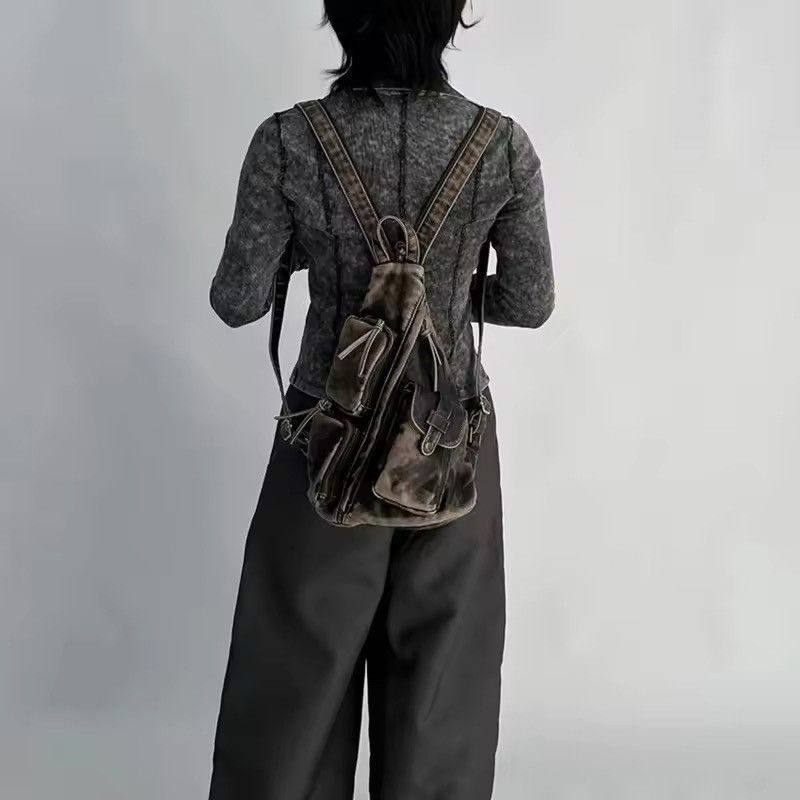 Japanese Brand × Vintage Multi-pockets Sling Chest Bag Size ONE SIZE - 2 Thumbnail