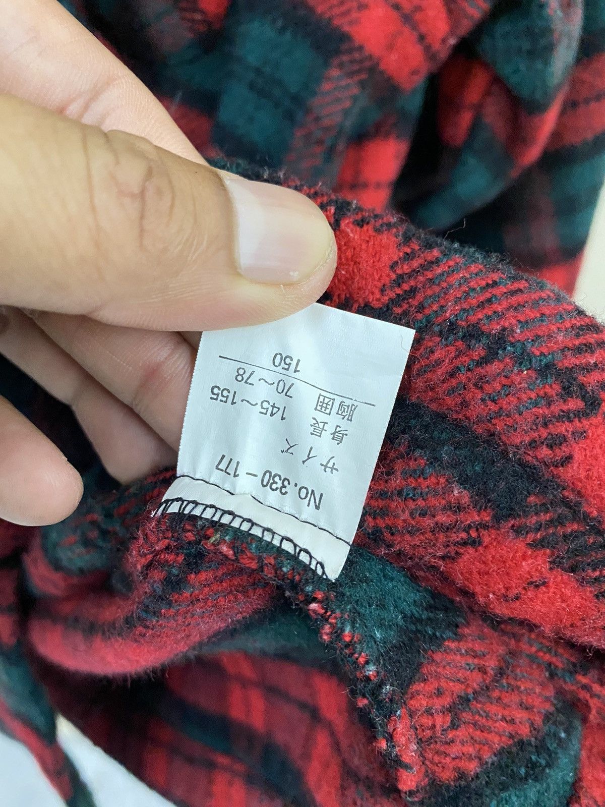 Japanese Brand Round One Plaid Wool Jacket Size US M / EU 48-50 / 2 - 9 Thumbnail