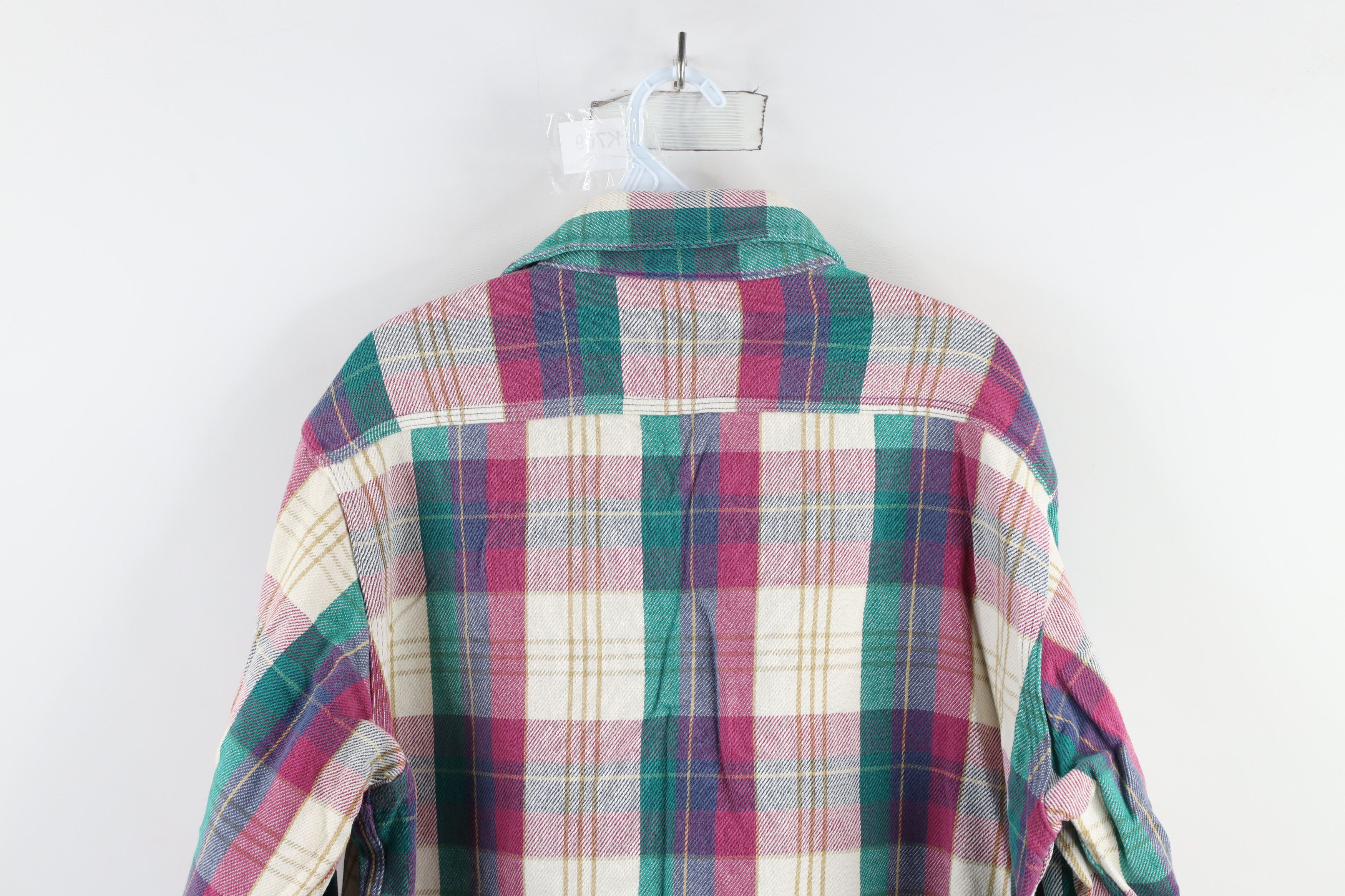 Carhartt × Vintage Vintage 90s Carhartt Collared Flannel Button Shirt Plaid USA Size US XL / EU 56 / 4 - 12 Thumbnail