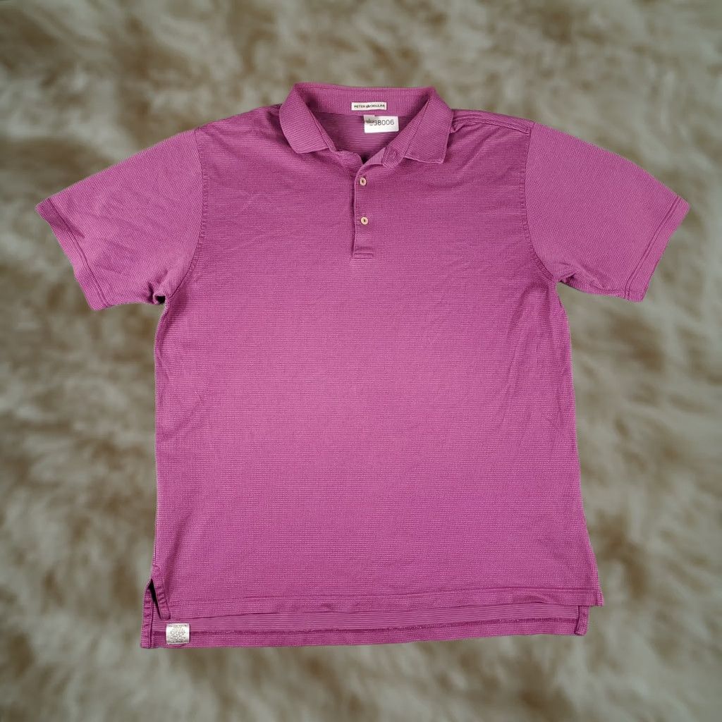 Peter Millar Peter Millar Polo Shirt Mens L Purple Cotton Golf Short Sleeve Polo Shirt Mens L Purple Cotton Golf Short Sleeve Size US L / EU 52-54 / 3 - 1 Thumbnail