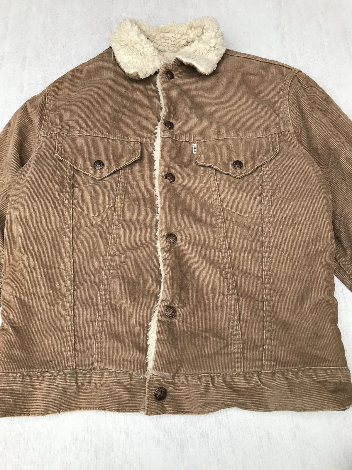 Levi's × Levi's Vintage Clothing × Vintage vintage Levi's sherpa corduroy denim jacket Size US XXS / EU 40 - 4 Thumbnail