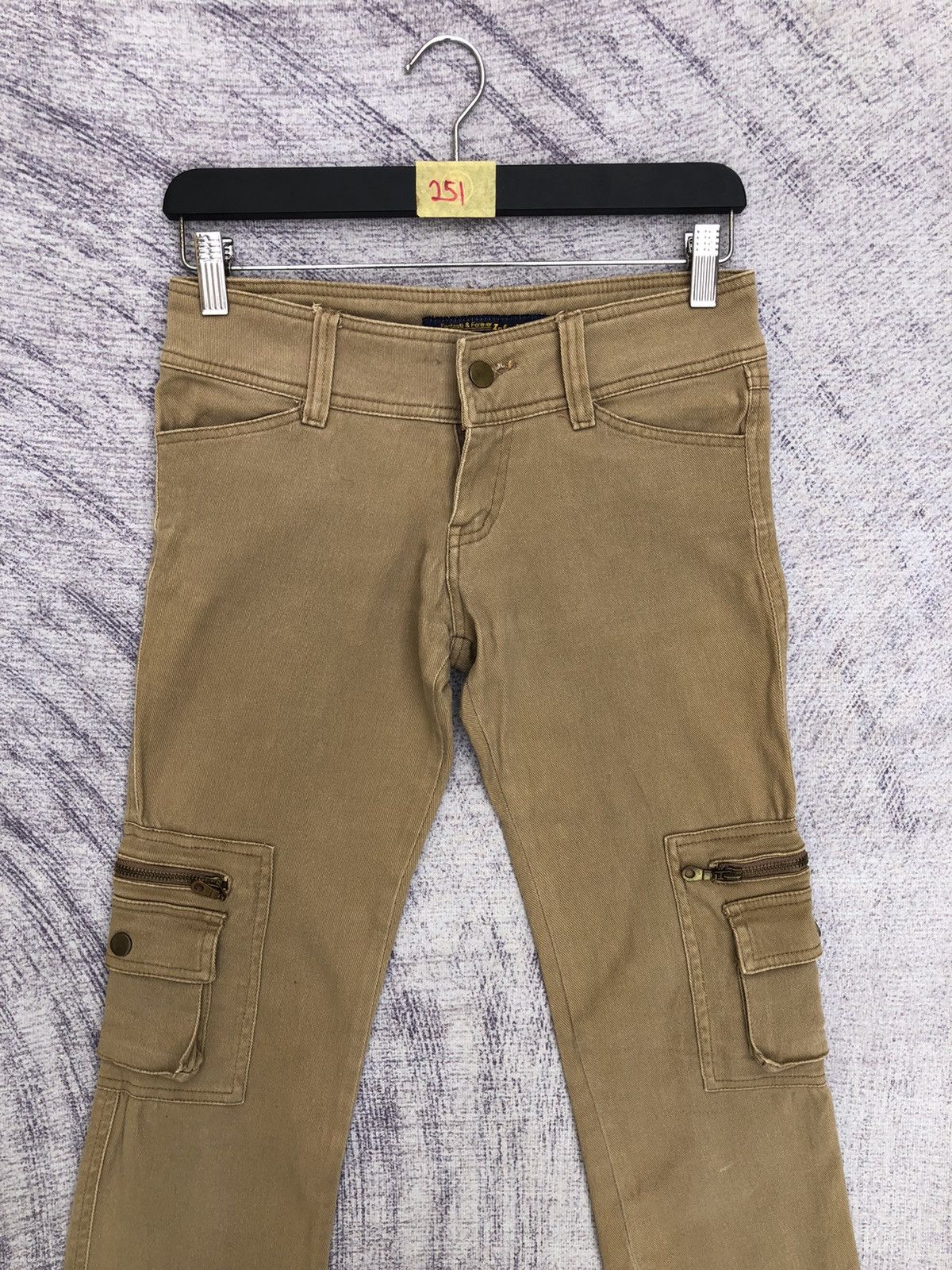 Forever 21 × Vintage Cargo Pants Fantastic & Forever 8 Pocket Skinny Fit Size US 28 / EU 44 - 2 Thumbnail