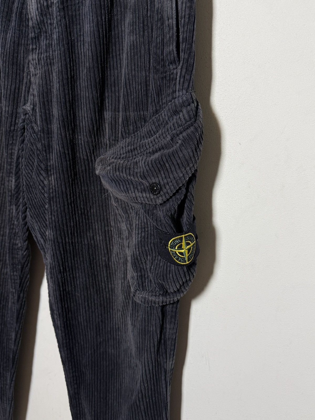 stone island jumbo cord cargo pants