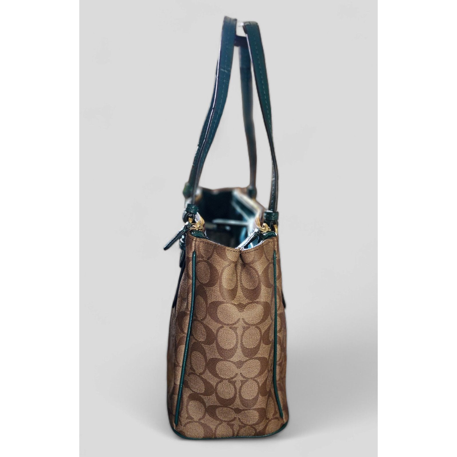Coach Peyton Signature Jordan double zip Carry-All (COACH F24603) Size ONE SIZE - 10 Thumbnail