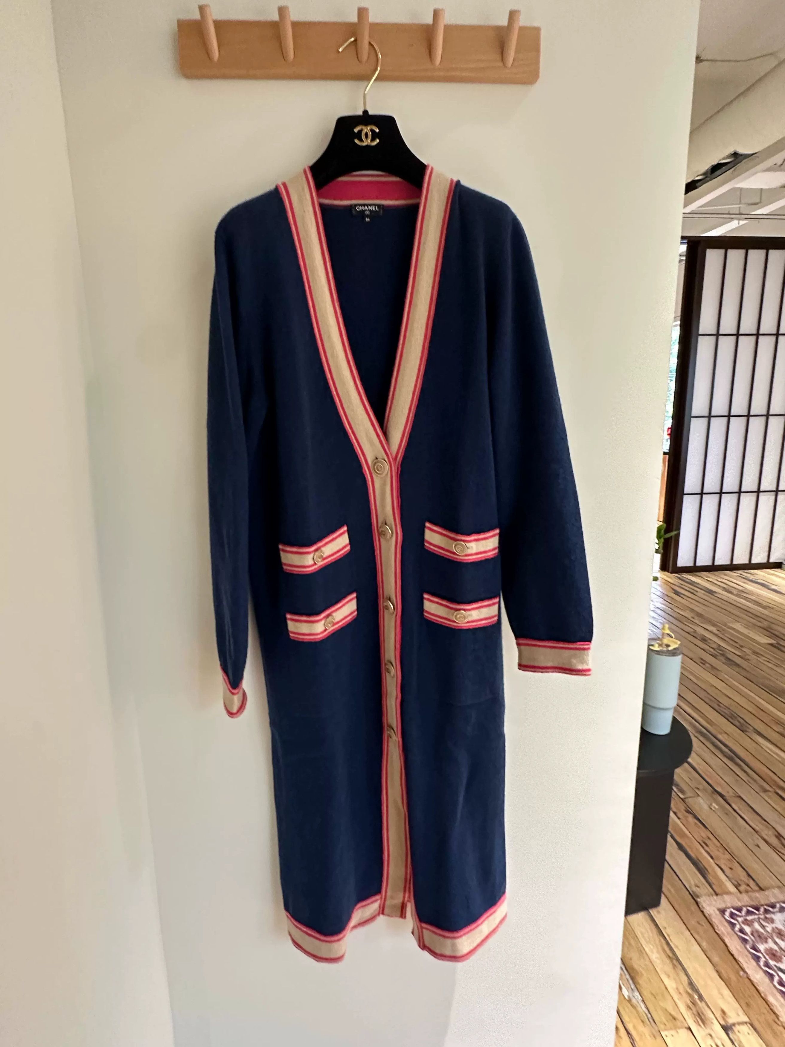 Chanel Chanel Cashmere Long Cardigan FR34 Size US XS / EU 42 / 0 - 1 Thumbnail
