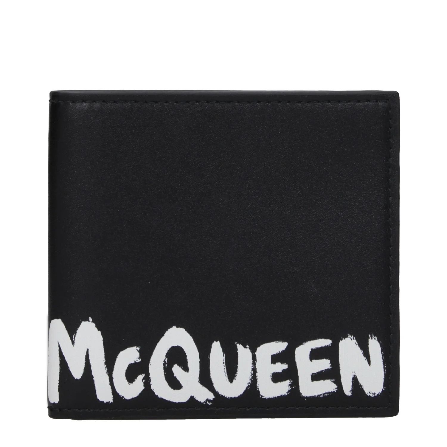 Alexander McQueen ob1o1e0225 Size: OS / Leather Wallet in Black Size ONE SIZE - 1 Thumbnail
