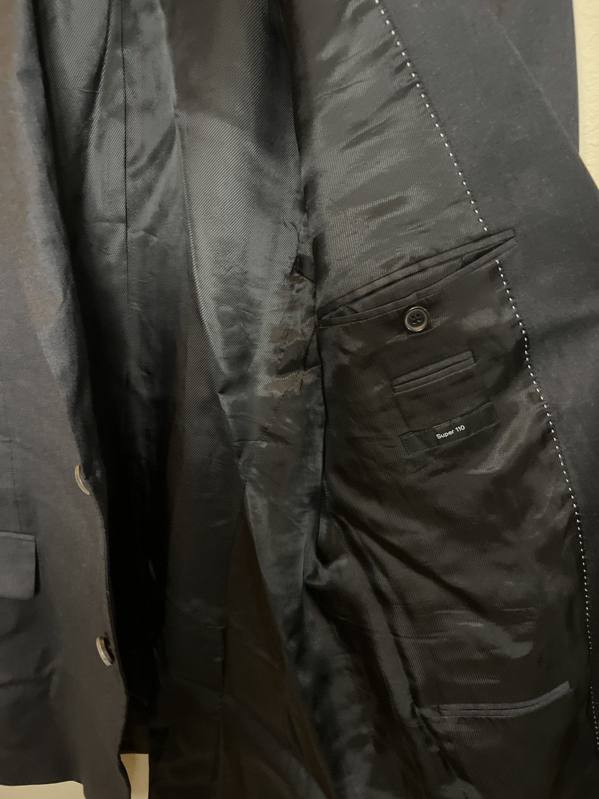 Hugo Boss Boss by Hugo Boss Super 110 Blazer Size 40L - 3 Thumbnail
