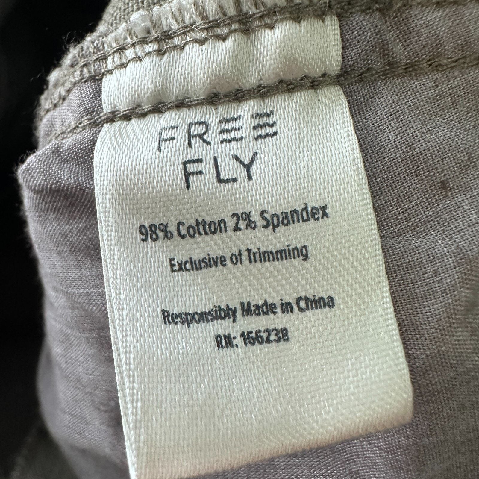 Other Free Fly Canvas Field Pants Men’s 36 x 32 Olive Green Cotton Size US 36 / EU 52 - 6 Thumbnail
